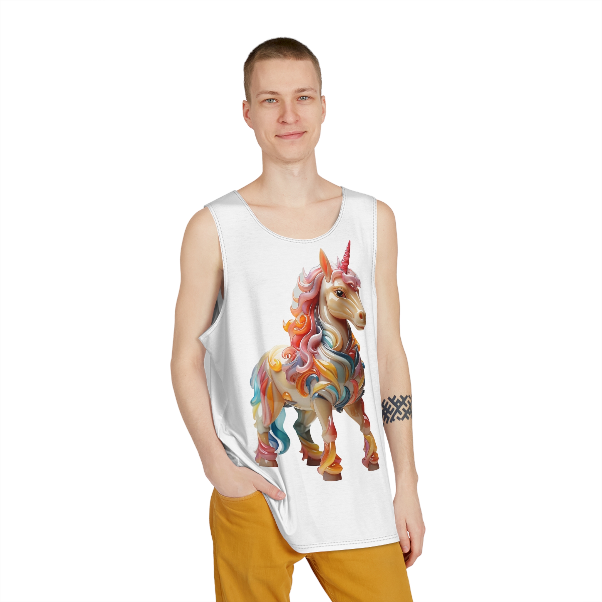 Unicorns 154 Mens Tank Aop - Image 3