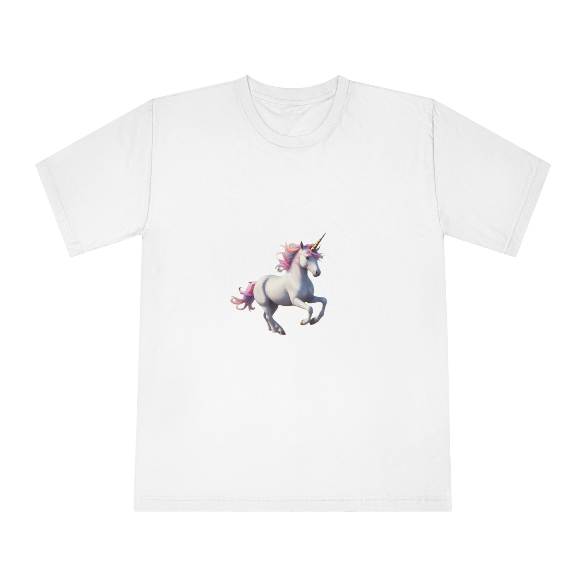 Beautiful Unicorn Running Magical Meadow Unicorn Background Images Whimsical Unicorn (85) Unisex Classic Crewneck T Shirt