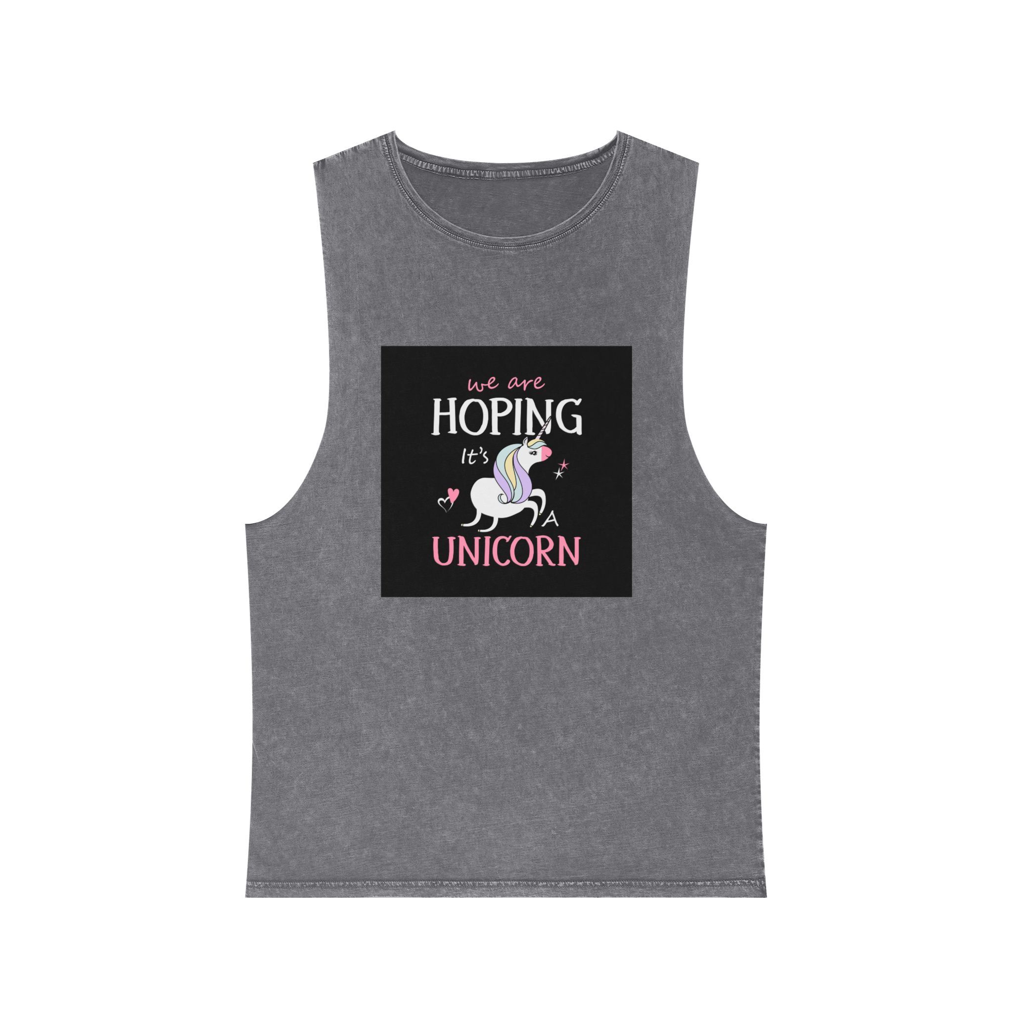 Unicorn 15 Unisex Stonewash Tank Top - Image 9