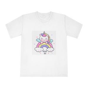 Cute Unicorn Rainbow Kawaii Animal Baby Cartoon Dream Big Unisex Classic Crewneck T Shirt