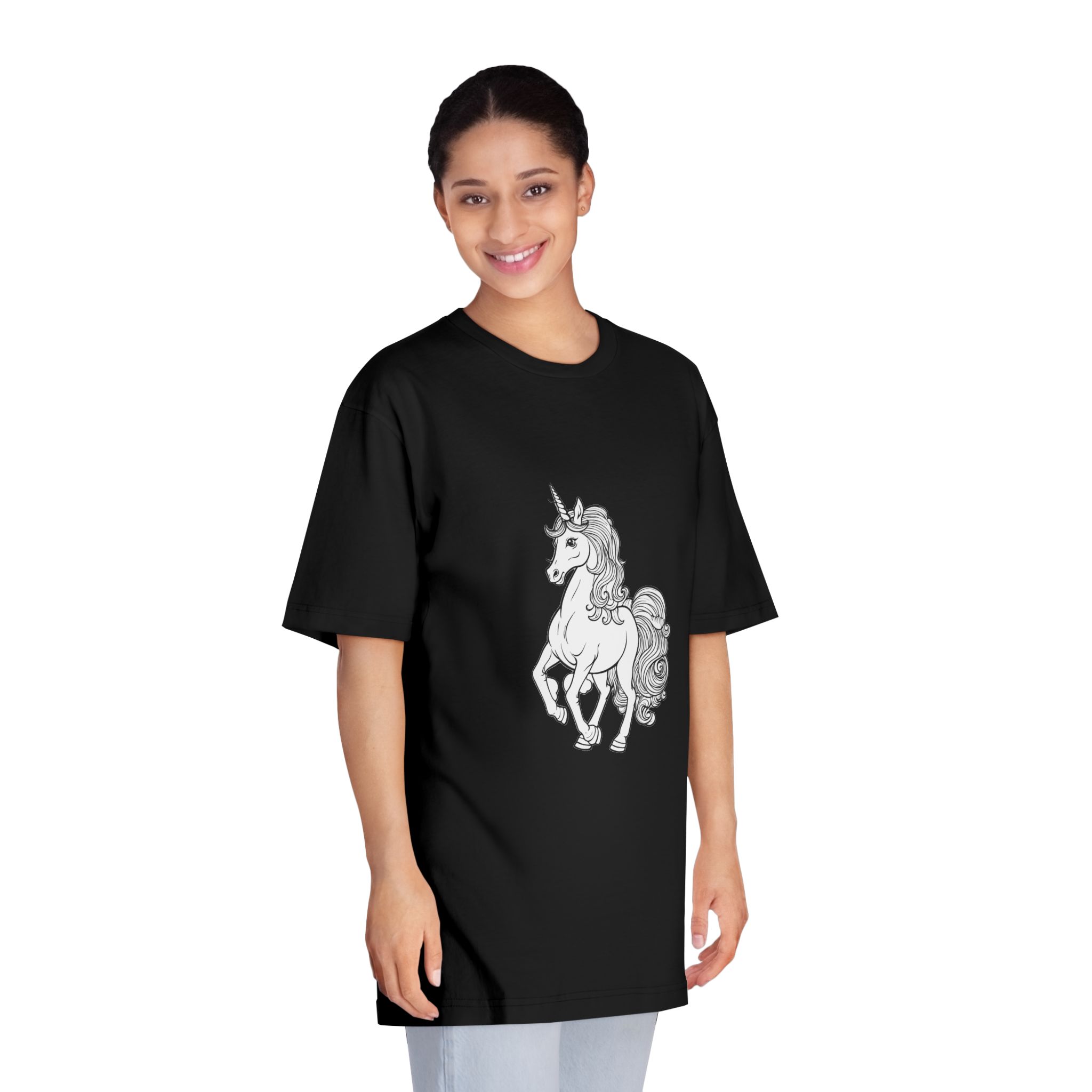 Unicorn V918 Unisex Classic Crewneck T Shirt - Image 7