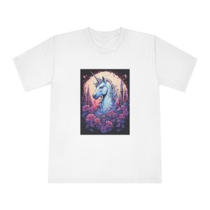 Colorful Unicorn Frame Unisex Classic Crewneck T Shirt