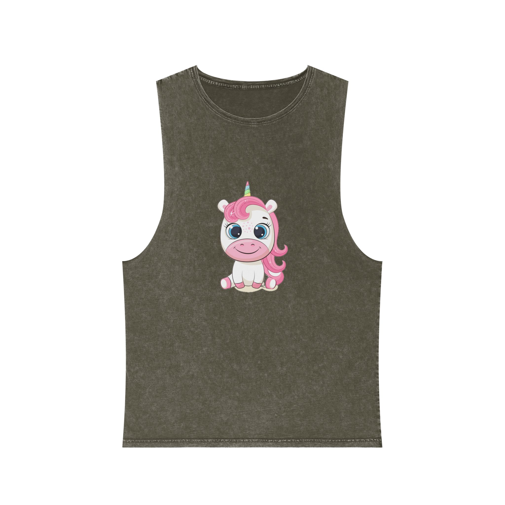 Unicorn V446 Unisex Stonewash Tank Top - Image 5