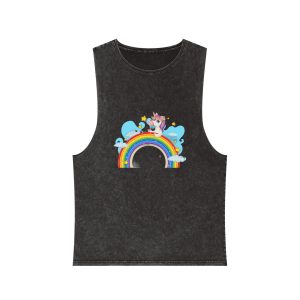 Unicorn V443 Unisex Stonewash Tank Top