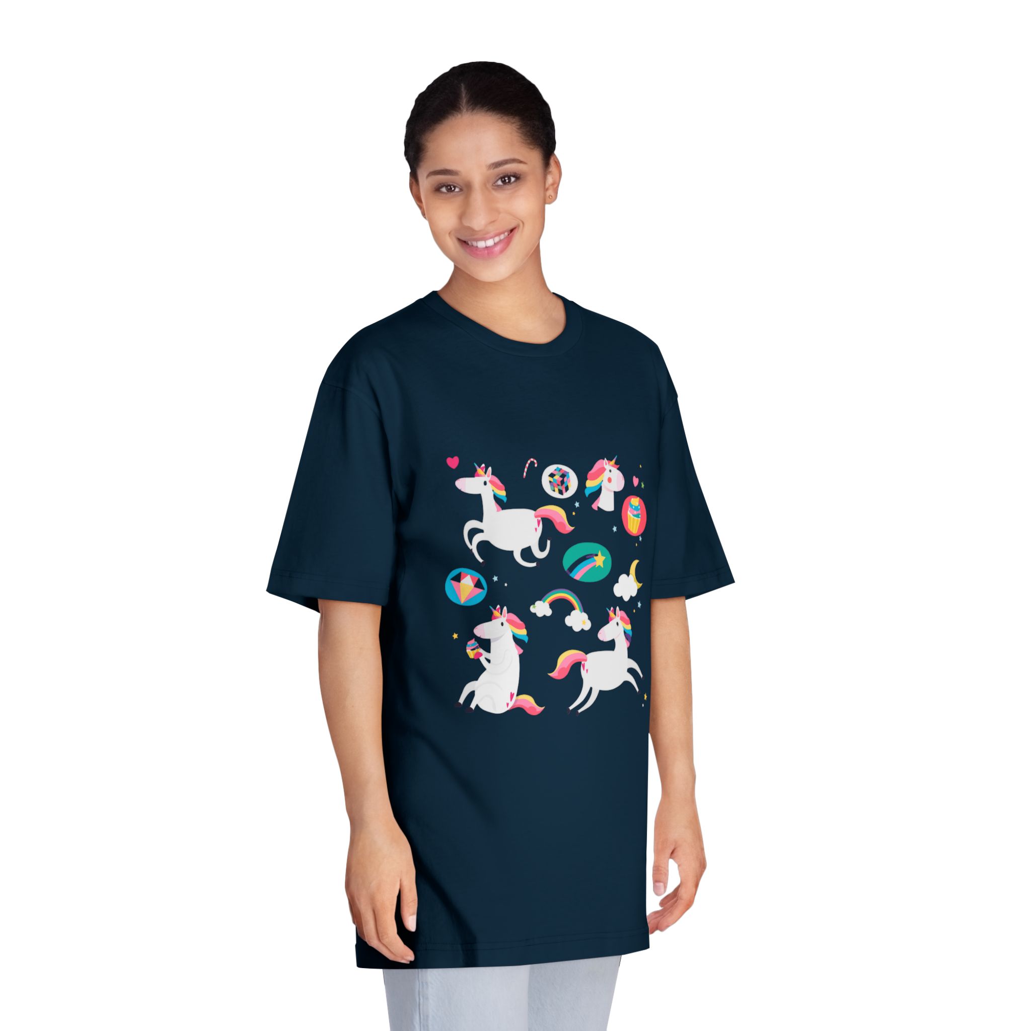 Unicorns 51 Unisex Classic Crewneck T Shirt - Image 19