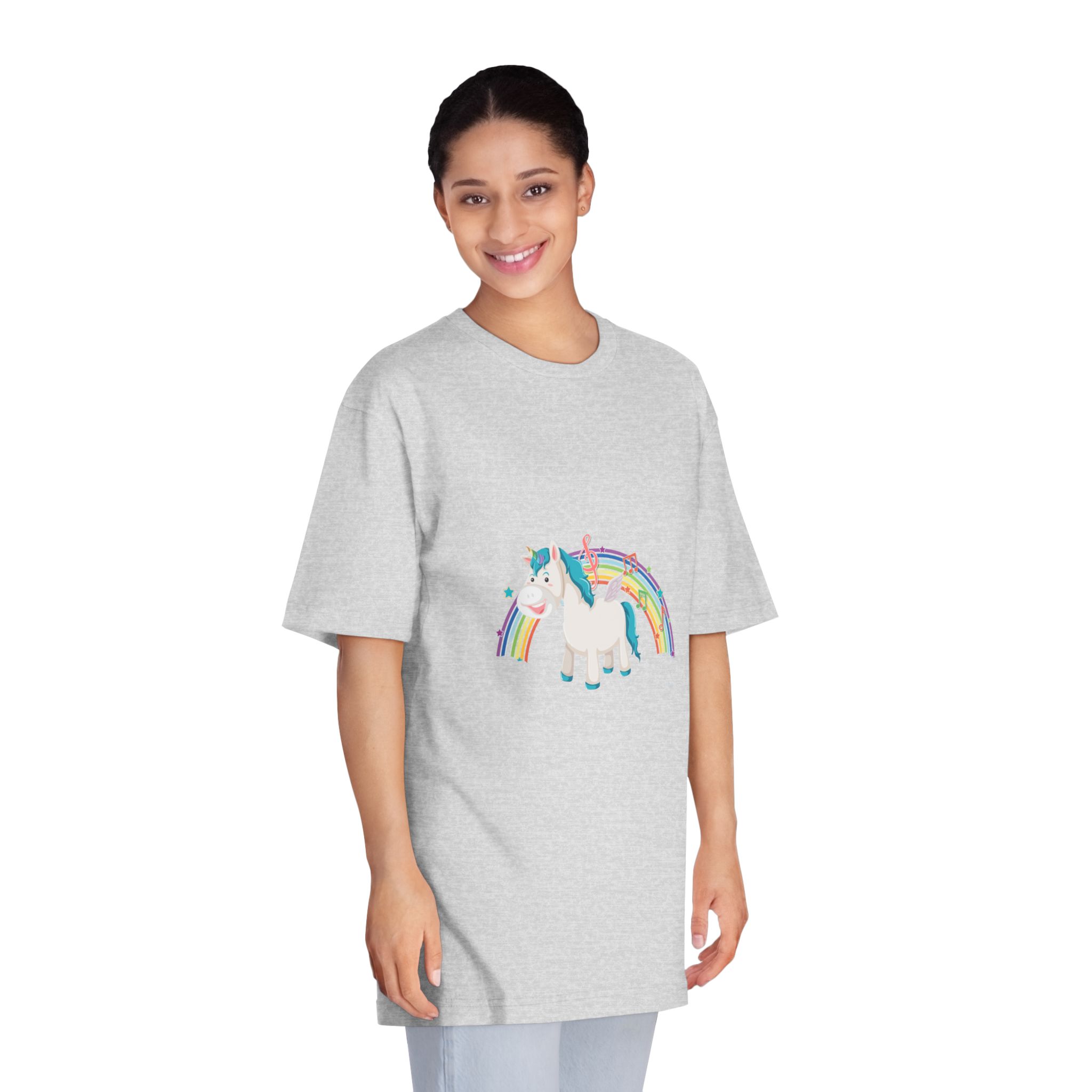 Unicorn V663 Unisex Classic Crewneck T Shirt - Image 15