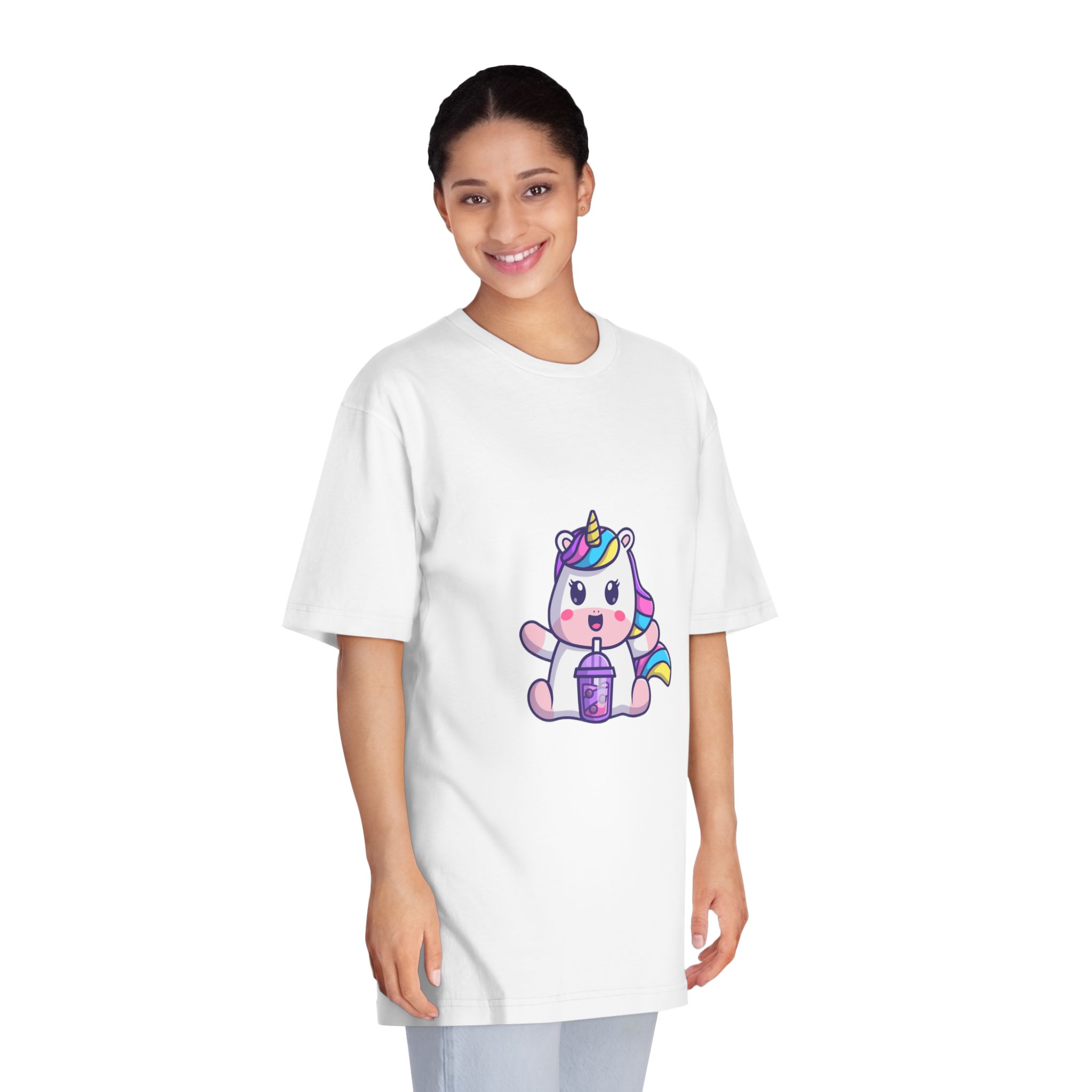 Unicorns 14 Unisex Classic Crewneck T Shirt - Image 3