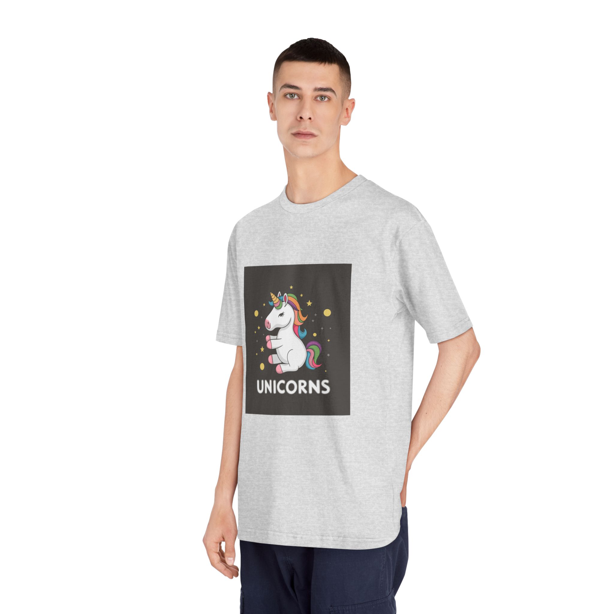 Cute Unicorn Illustration T Shirt Design Unicorn Vector Unicorn Princess Cartoon Vector Unisex Classic Crewneck T Shirt - Image 16