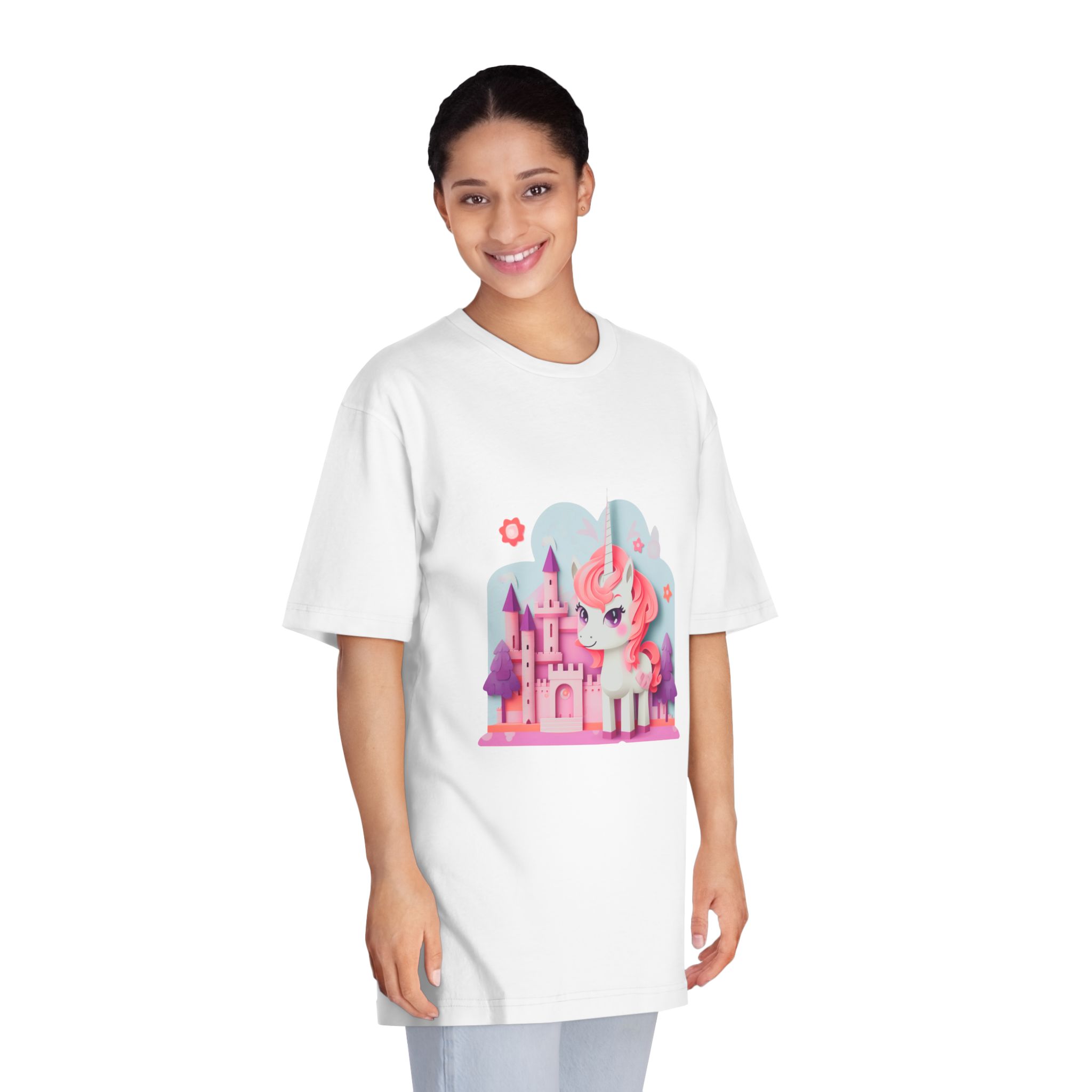Unicorns 344 Unisex Classic Crewneck T Shirt - Image 3