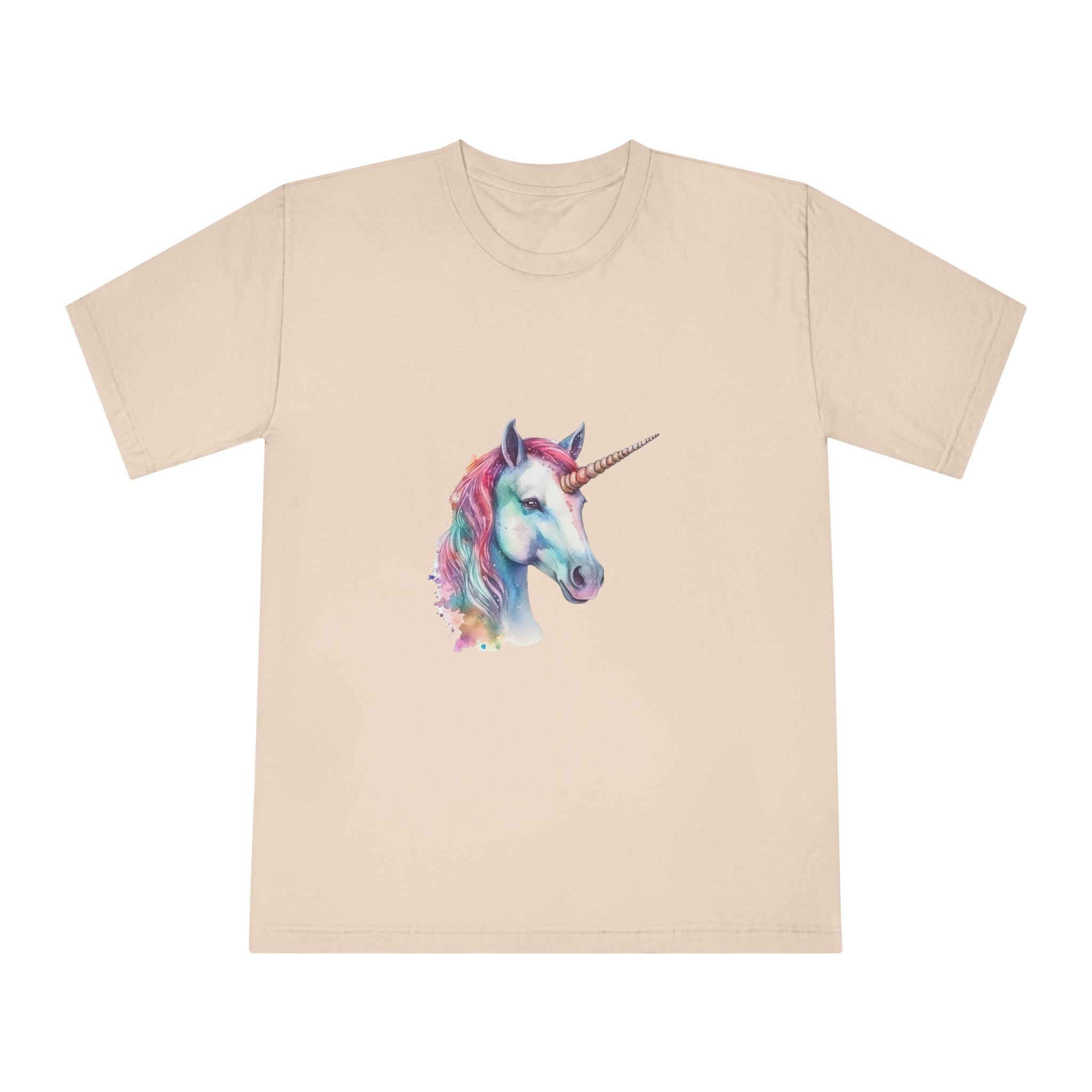 Cute Watercolor Unicorn Illustration Ai Generativexa (1) Unisex Classic Crewneck T Shirt - Image 9