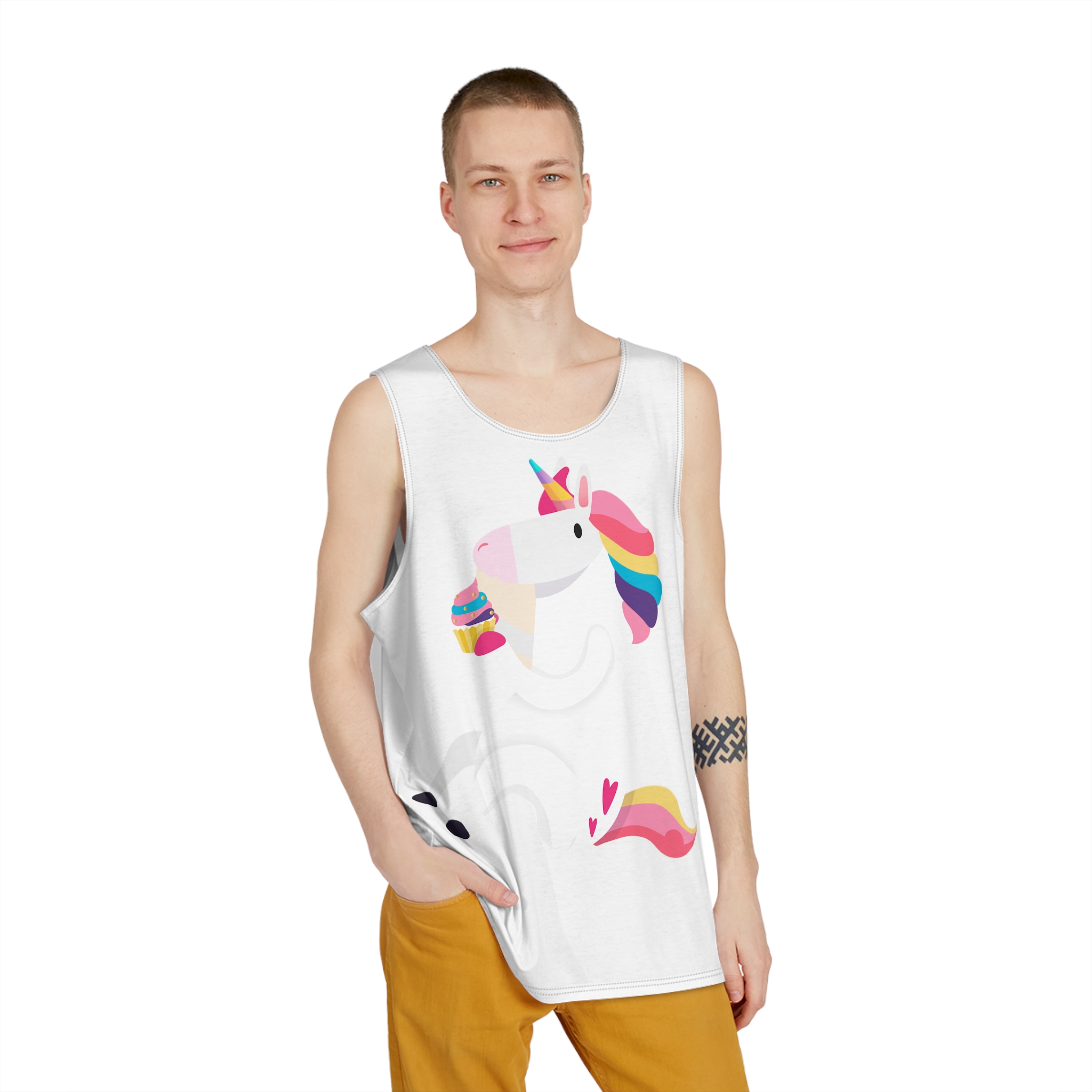 Unicorns 54 Mens Tank Aop - Image 3