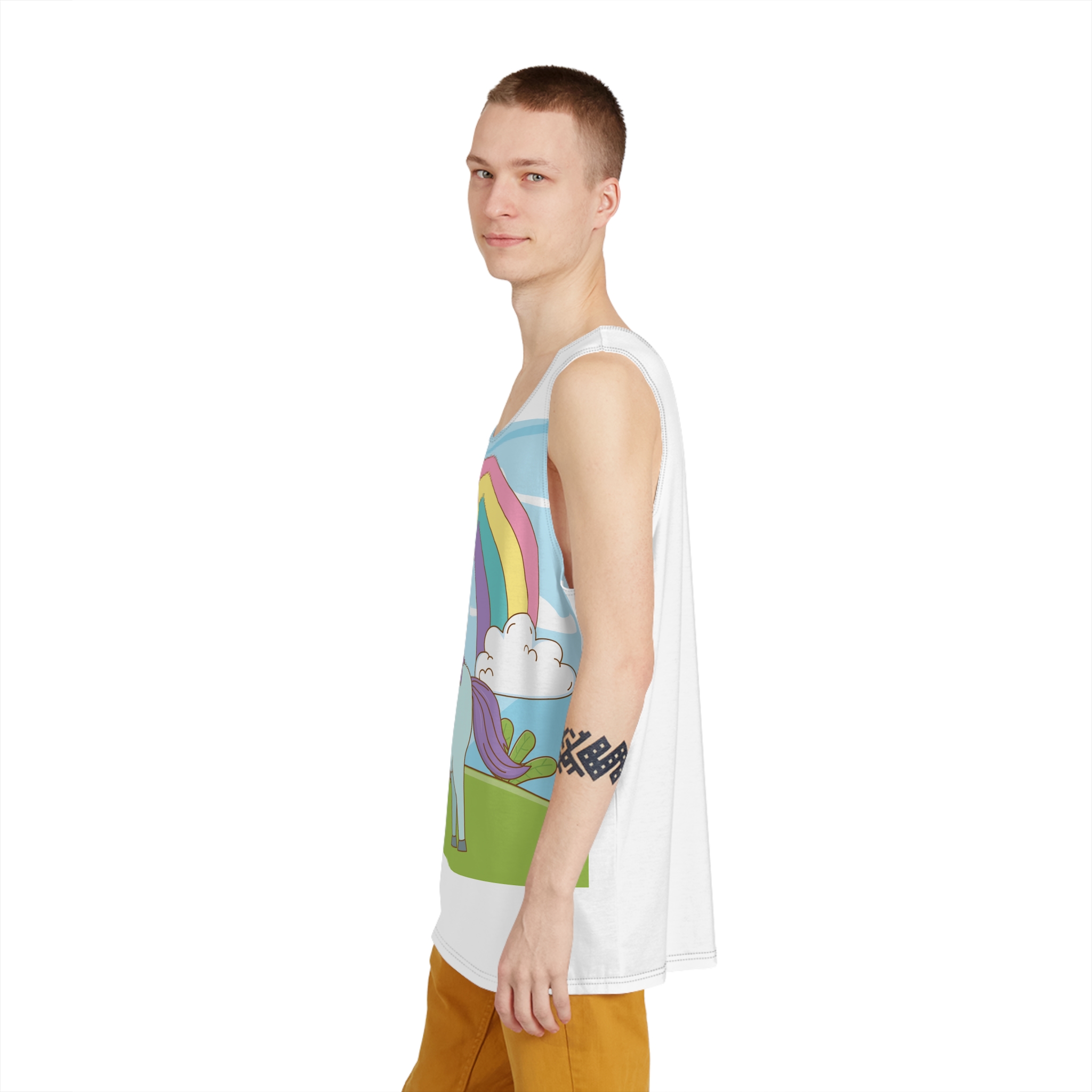 Unicorn V334 Mens Tank Aop