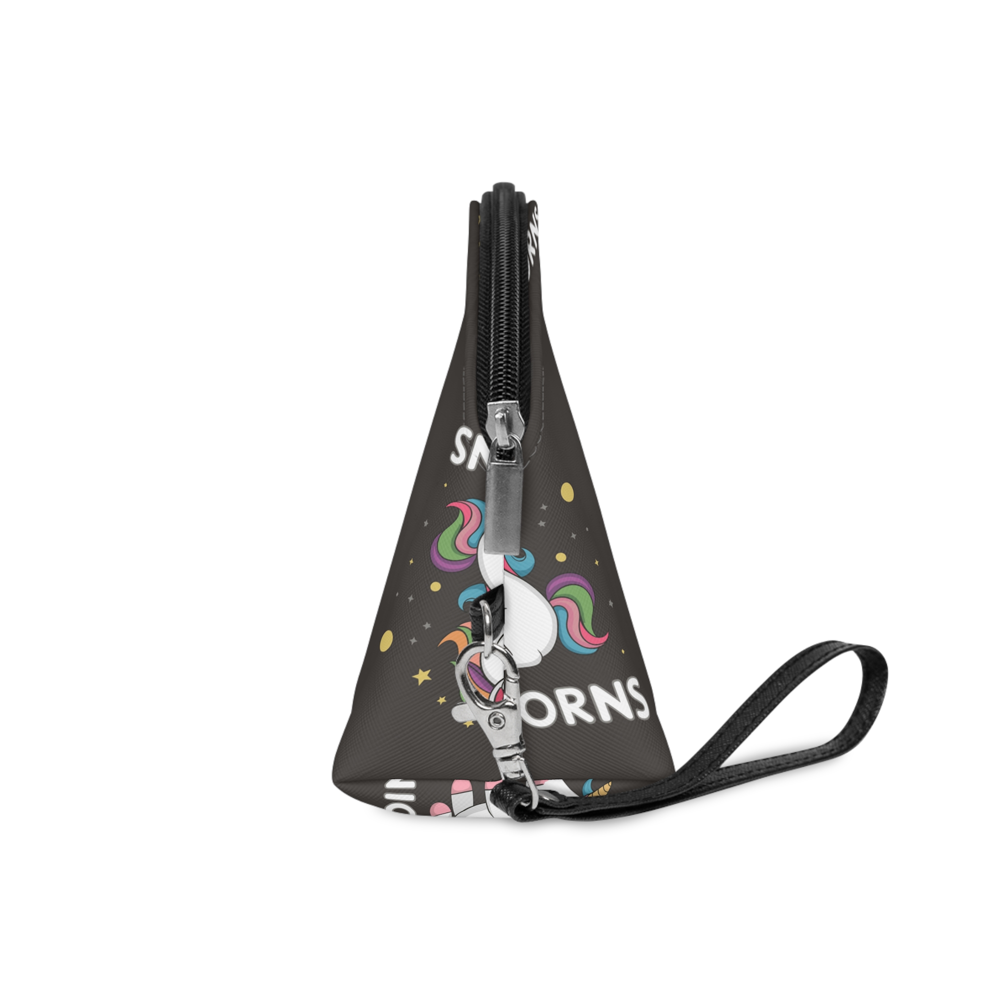 Cute Unicorn Illustration T Shirt Design Unicorn Vector Unicorn Princess Cartoon Vector Makeup Bag - Image 3