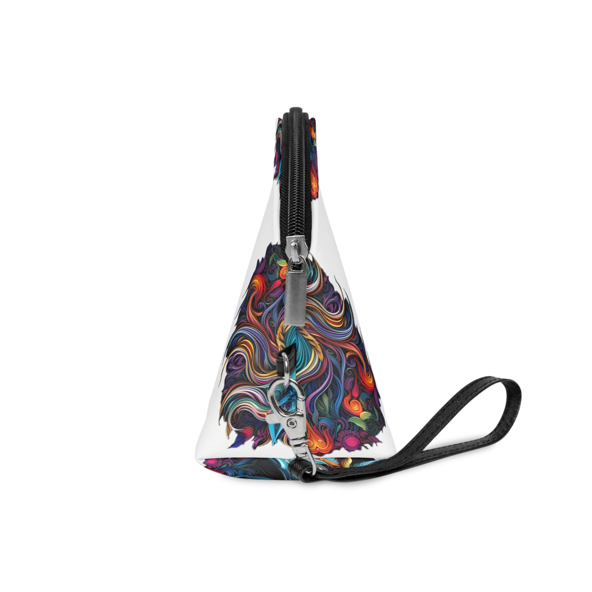 Unicorn With Rainbow It Is Middle Circle Makeup Bag - Image 3
