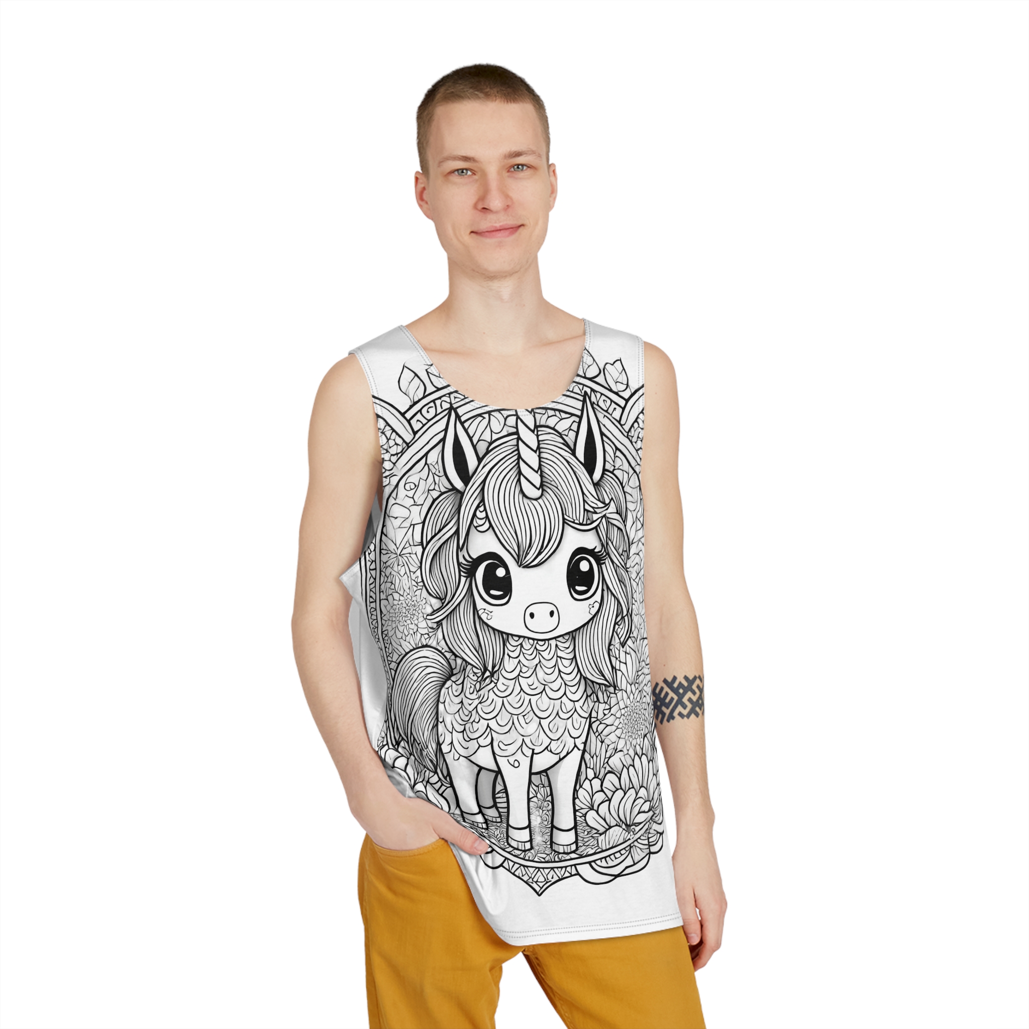 Unicorns 231 Mens Tank Aop - Image 3
