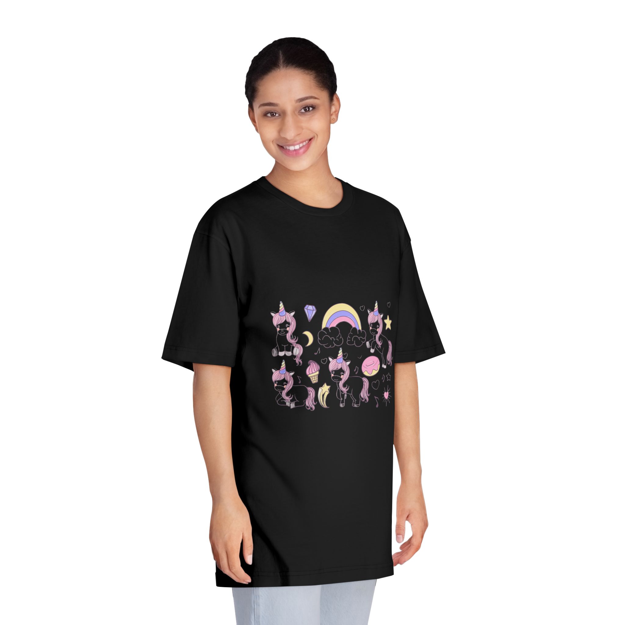 Unicorn V498 Unisex Classic Crewneck T Shirt - Image 7
