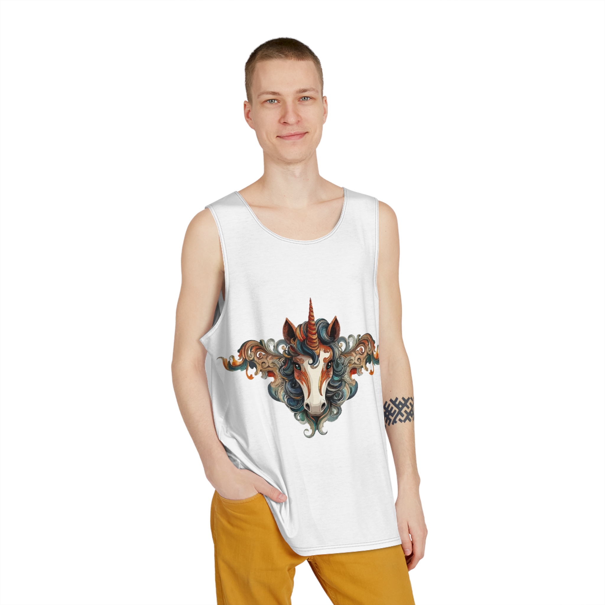 Unicorns 31 Mens Tank Aop - Image 3