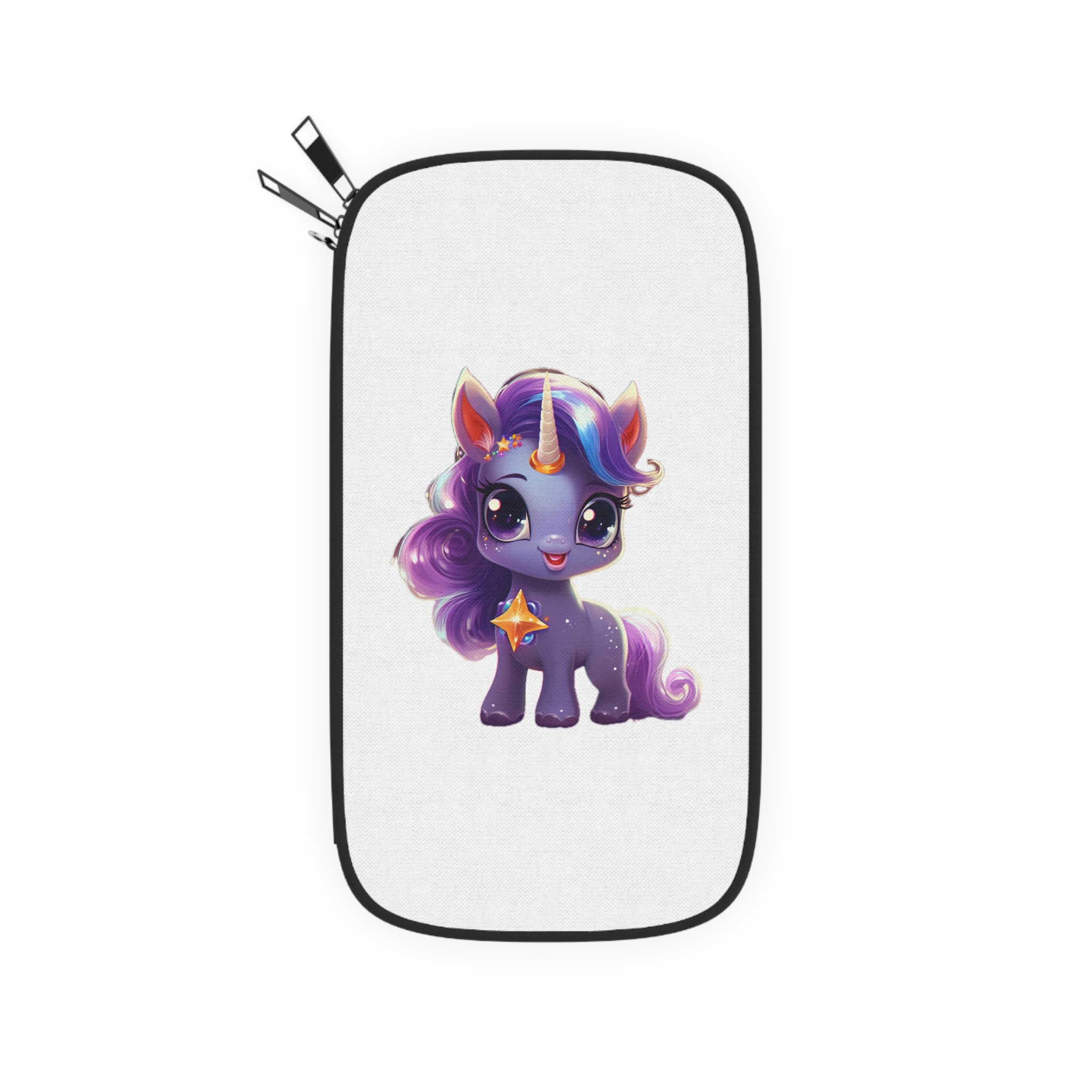 Beautiful Cute Baby Unicorn (6) Passport Wallet - Image 2