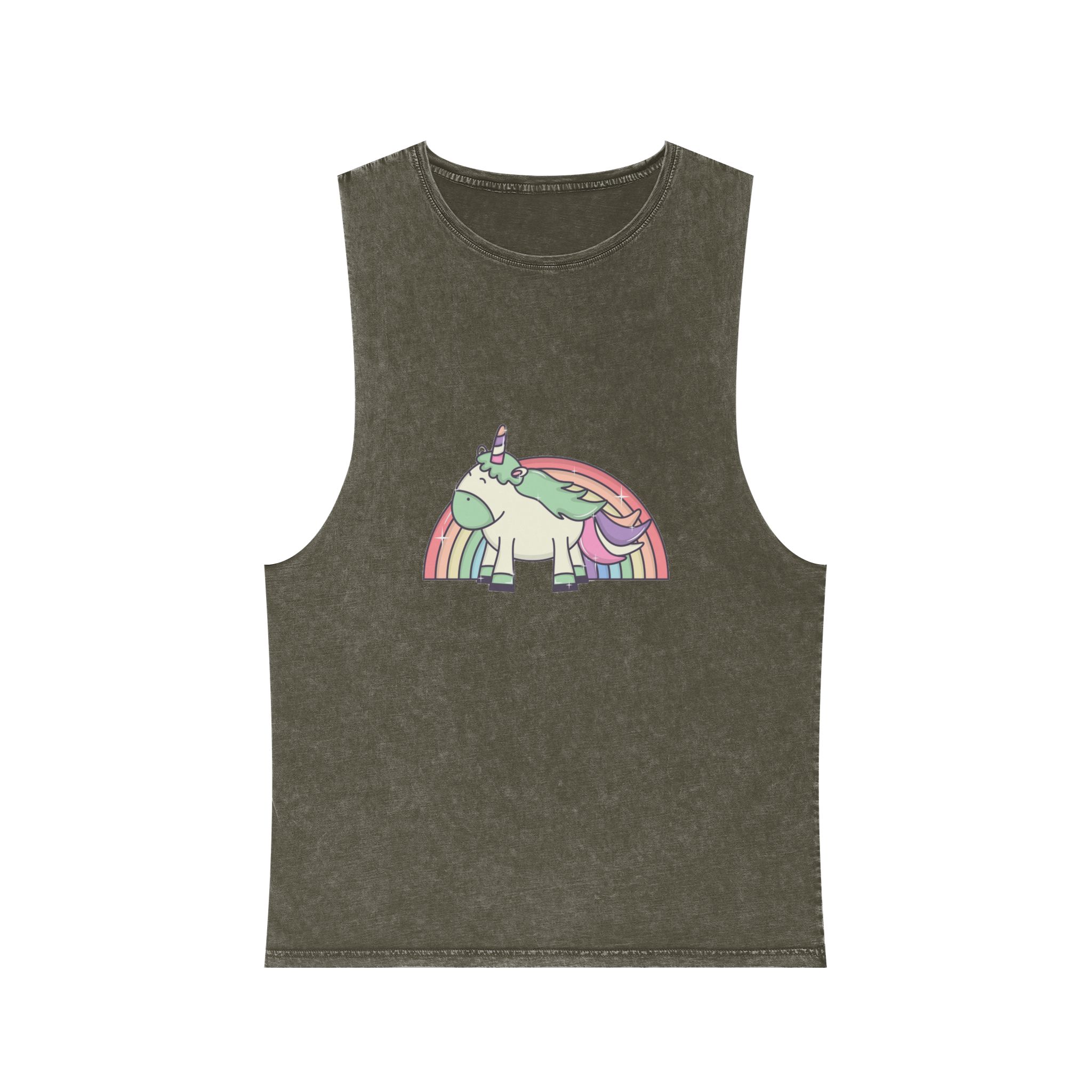 Unicorn V339 Unisex Stonewash Tank Top - Image 5