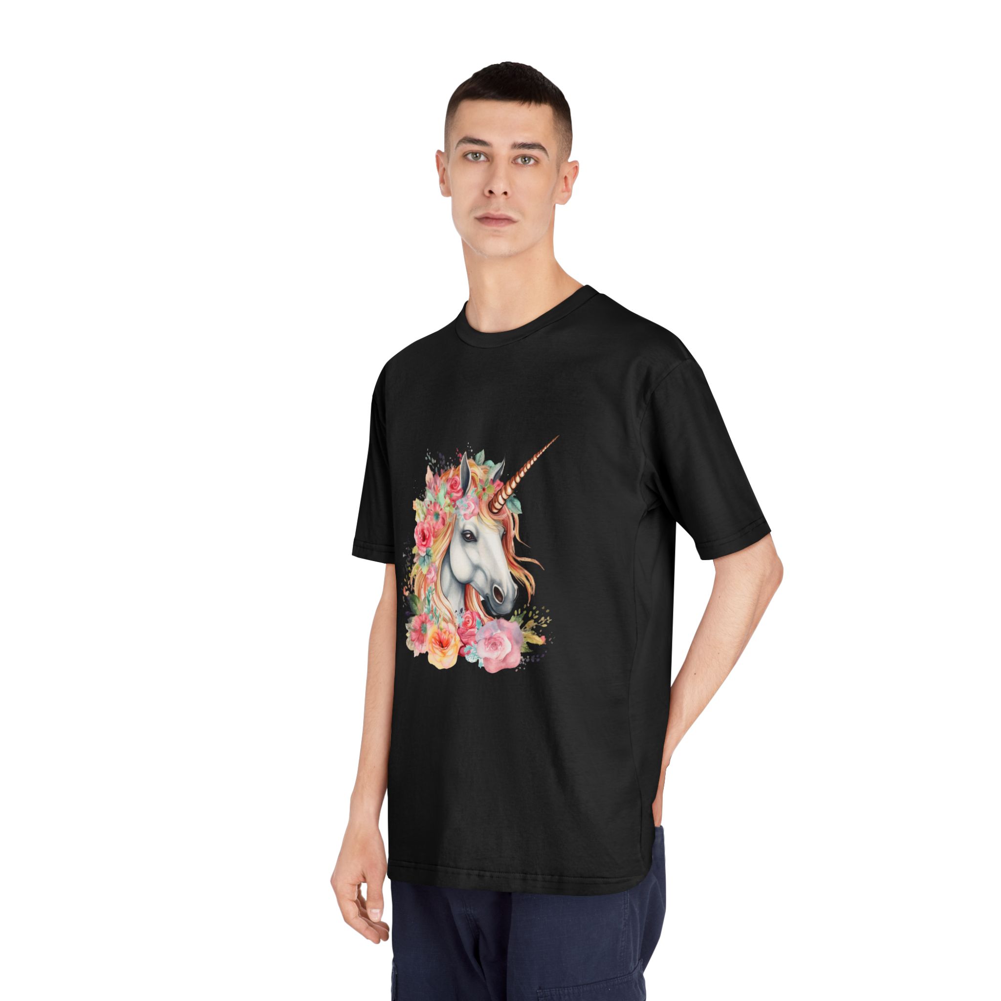 Unicorns 385 Unisex Classic Crewneck T Shirt - Image 8