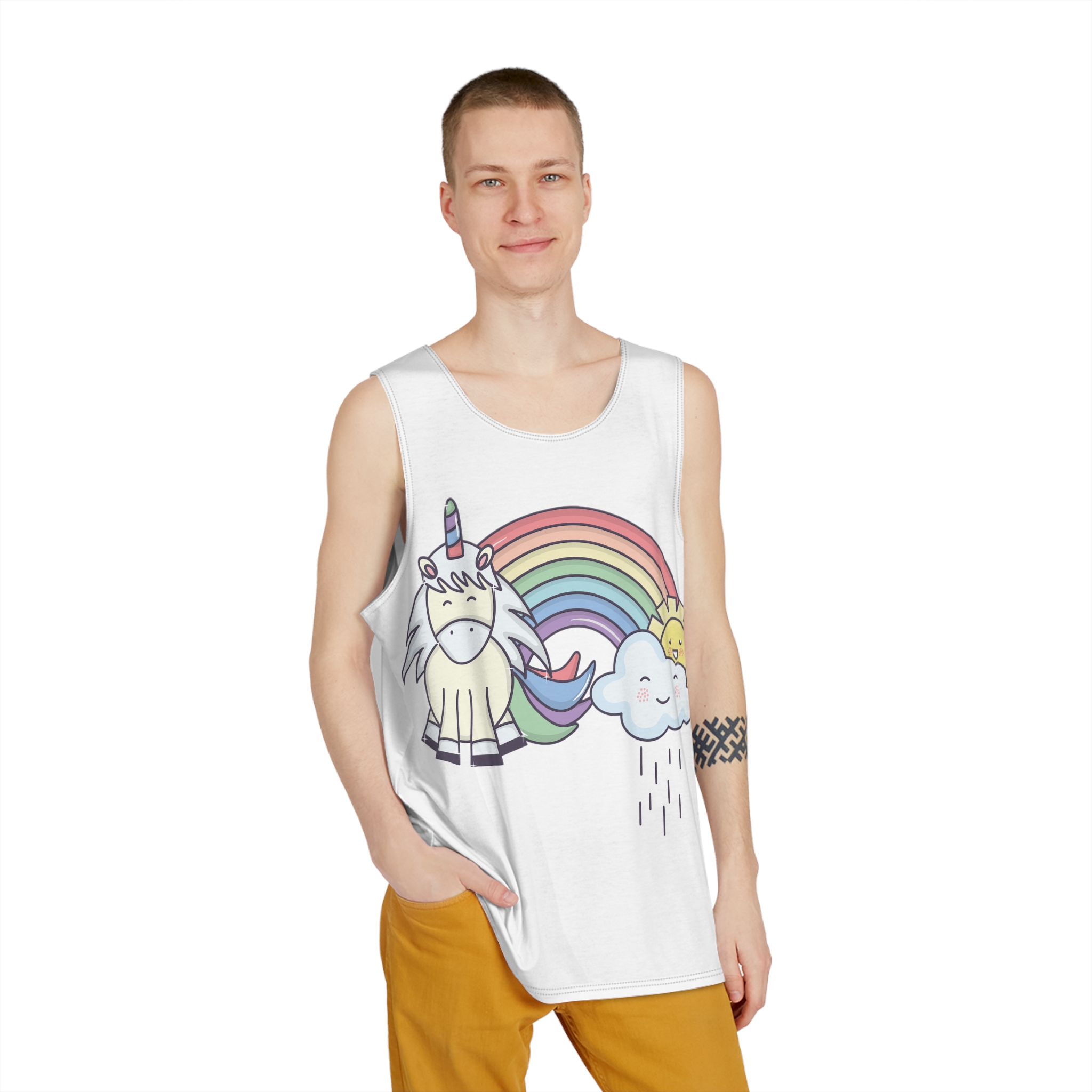Unicorns 91 Mens Tank Aop - Image 3