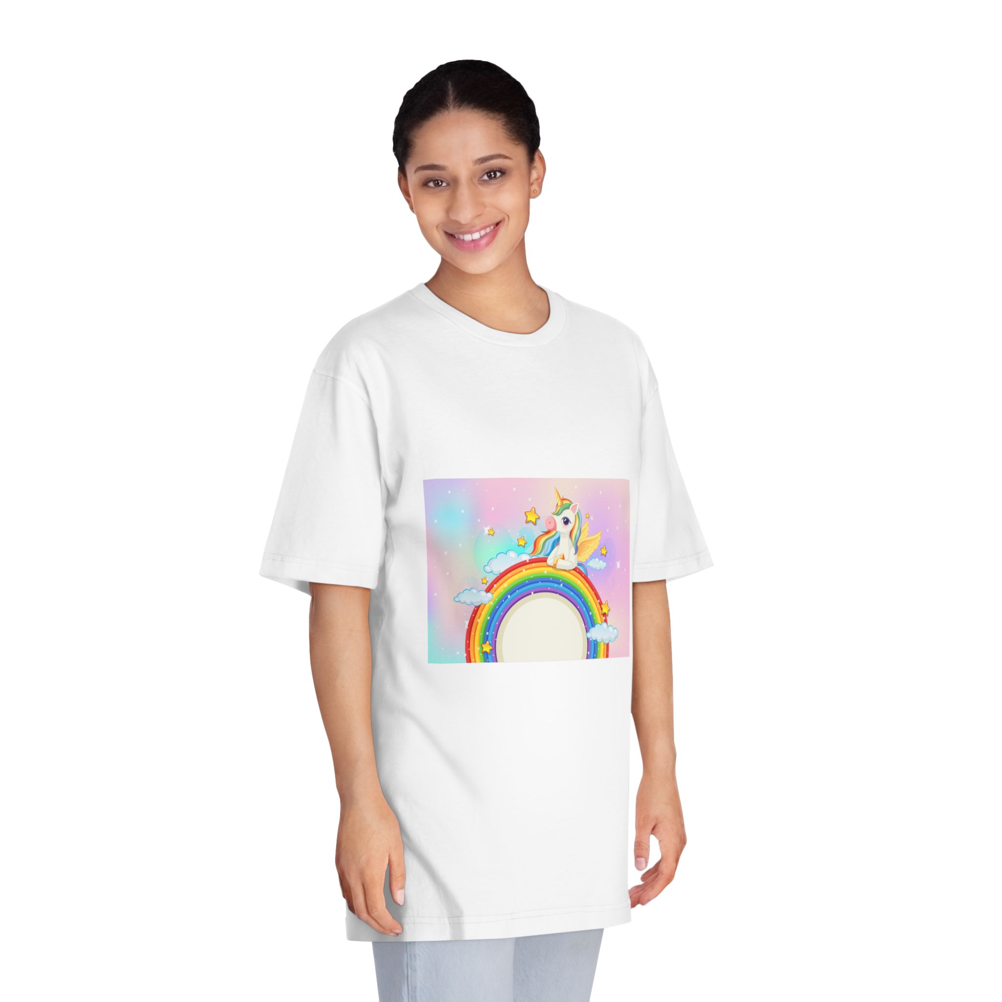 Unicorn V467 Unisex Classic Crewneck T Shirt - Image 3