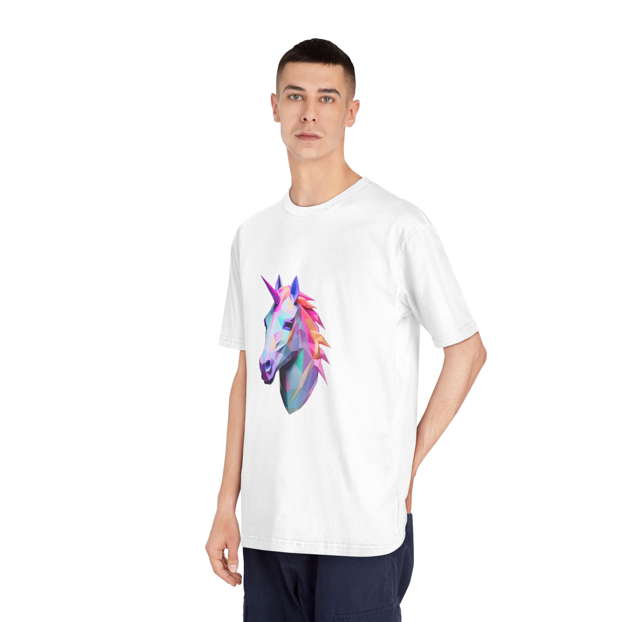 Unicorns 155 Unisex Classic Crewneck T Shirt - Image 4