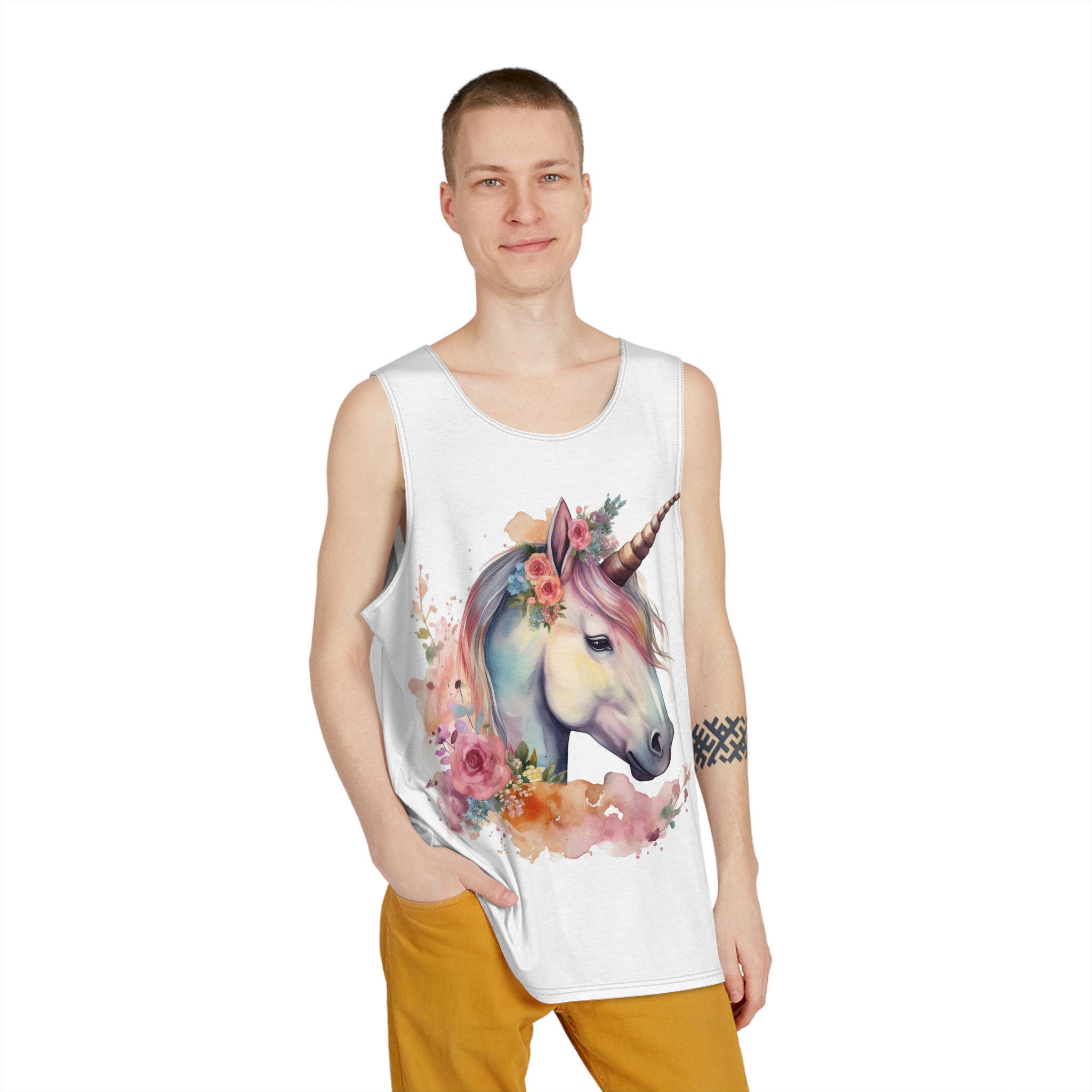 Unicorns 188 Mens Tank Aop - Image 3