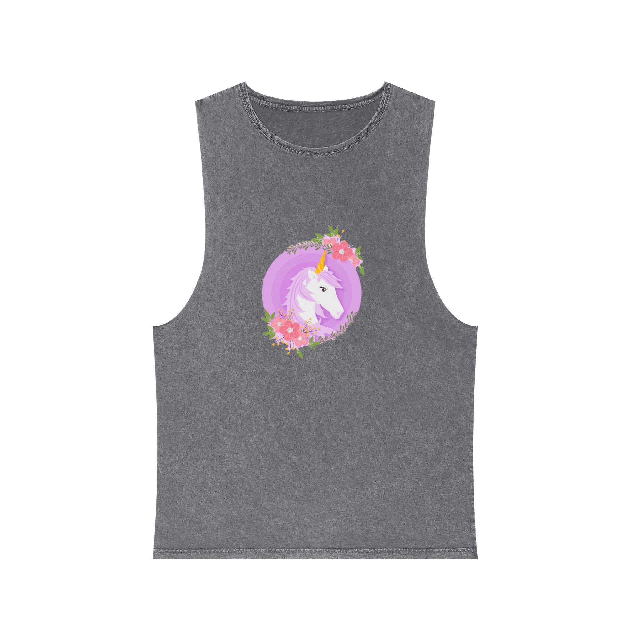 Unicorn V304 Unisex Stonewash Tank Top - Image 9