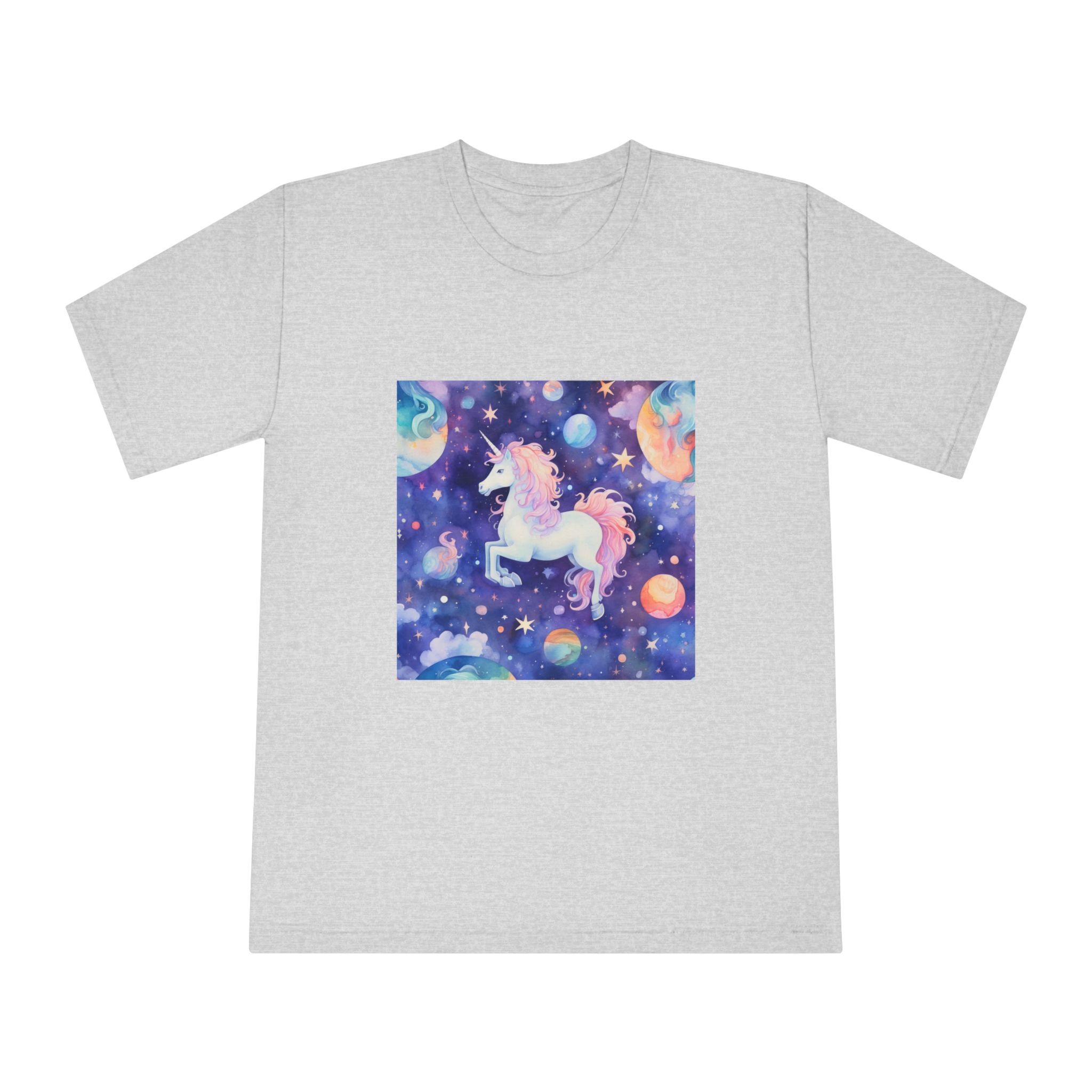There Is Unicorn That Is Flying Through Sky Generative Ai Unisex Classic Crewneck T Shirt - Image 13