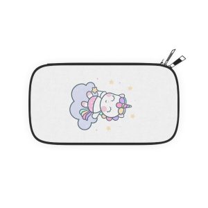 Hand Drawn Kawaii Unicorn Vector Cloud Passport Wallet