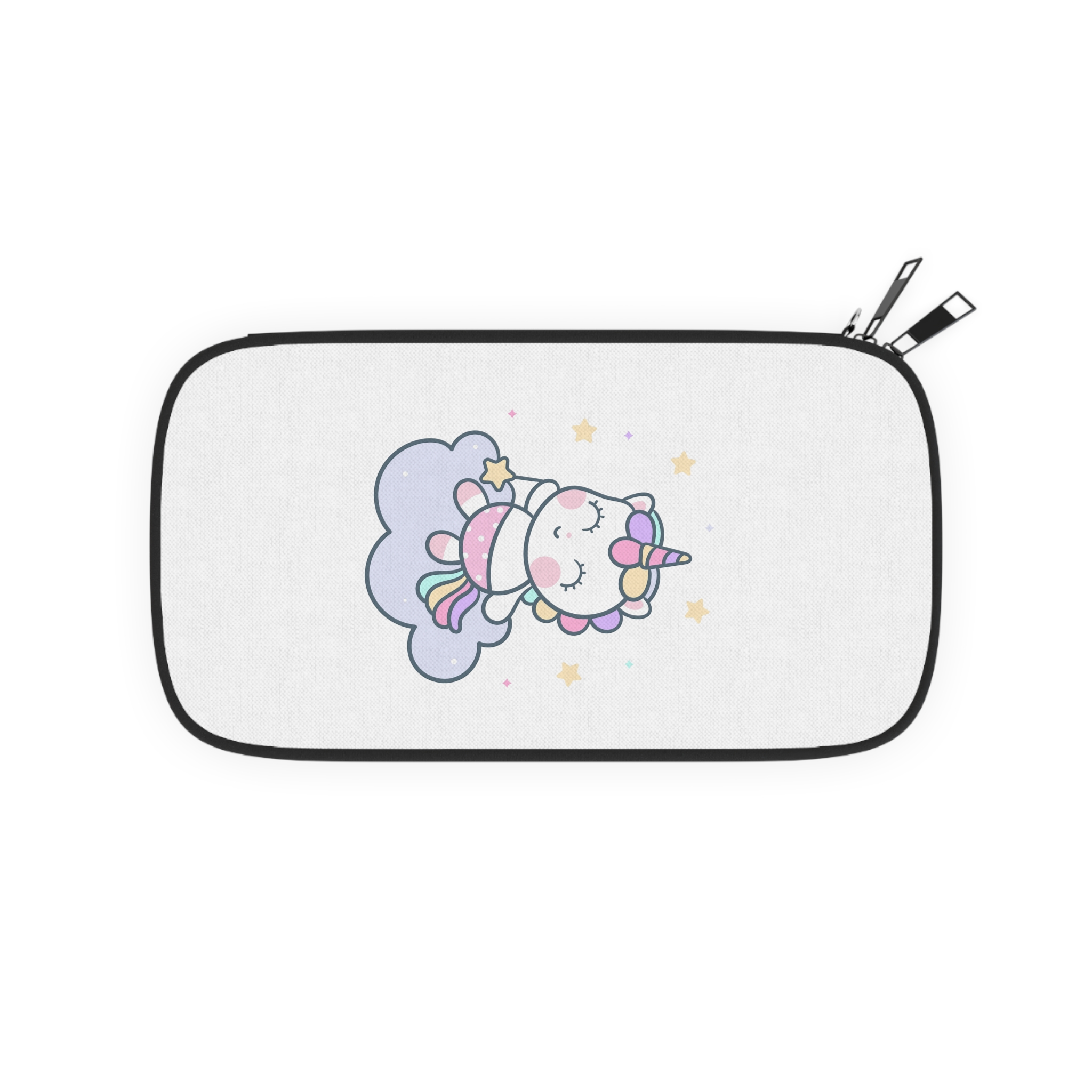 Hand Drawn Kawaii Unicorn Vector Cloud Passport Wallet