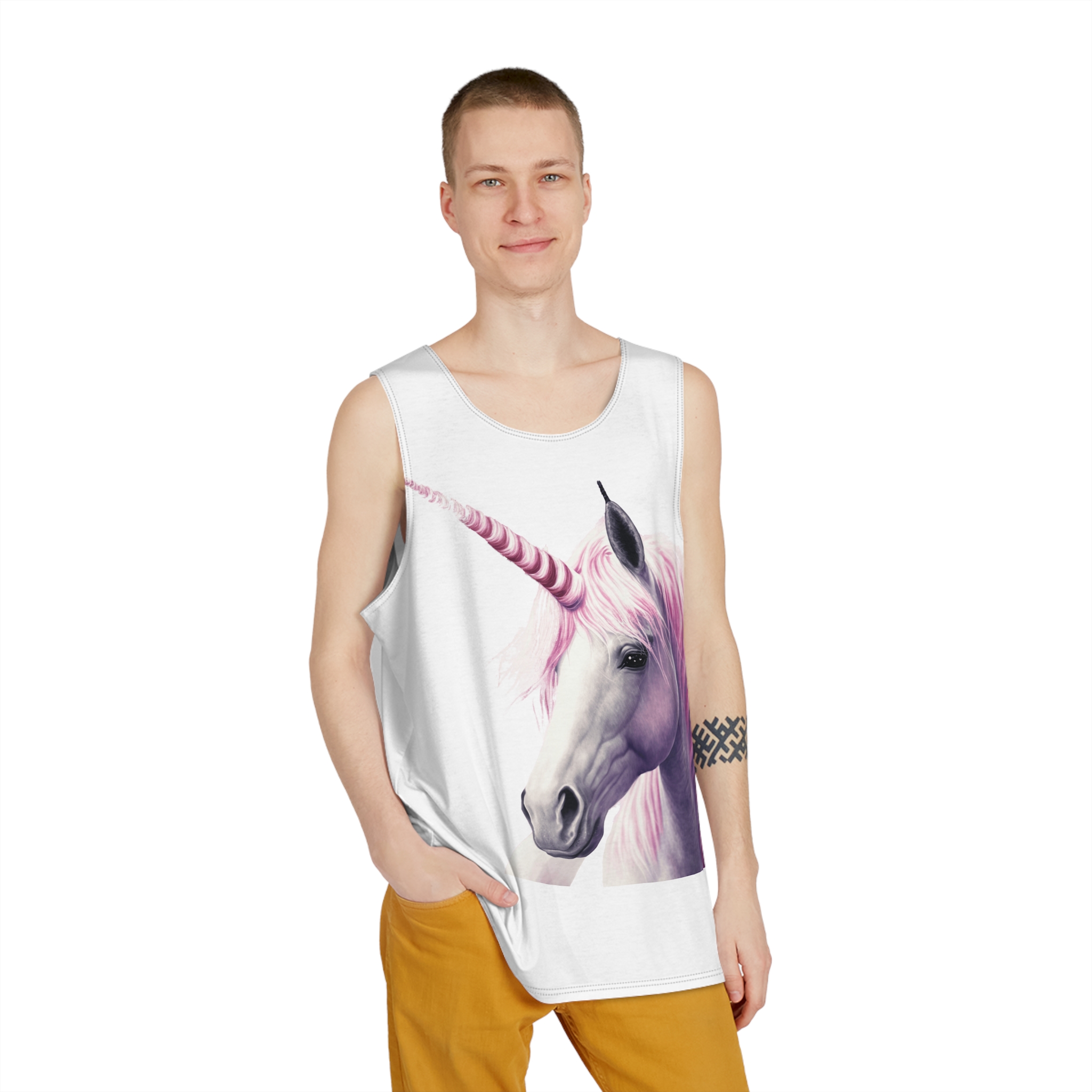 Unicorns 146 Mens Tank Aop - Image 3