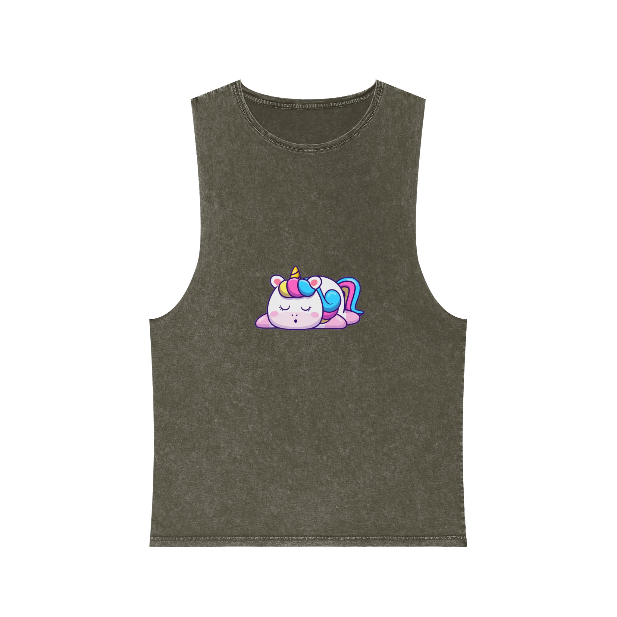 Unicorn V515 Unisex Stonewash Tank Top - Image 5