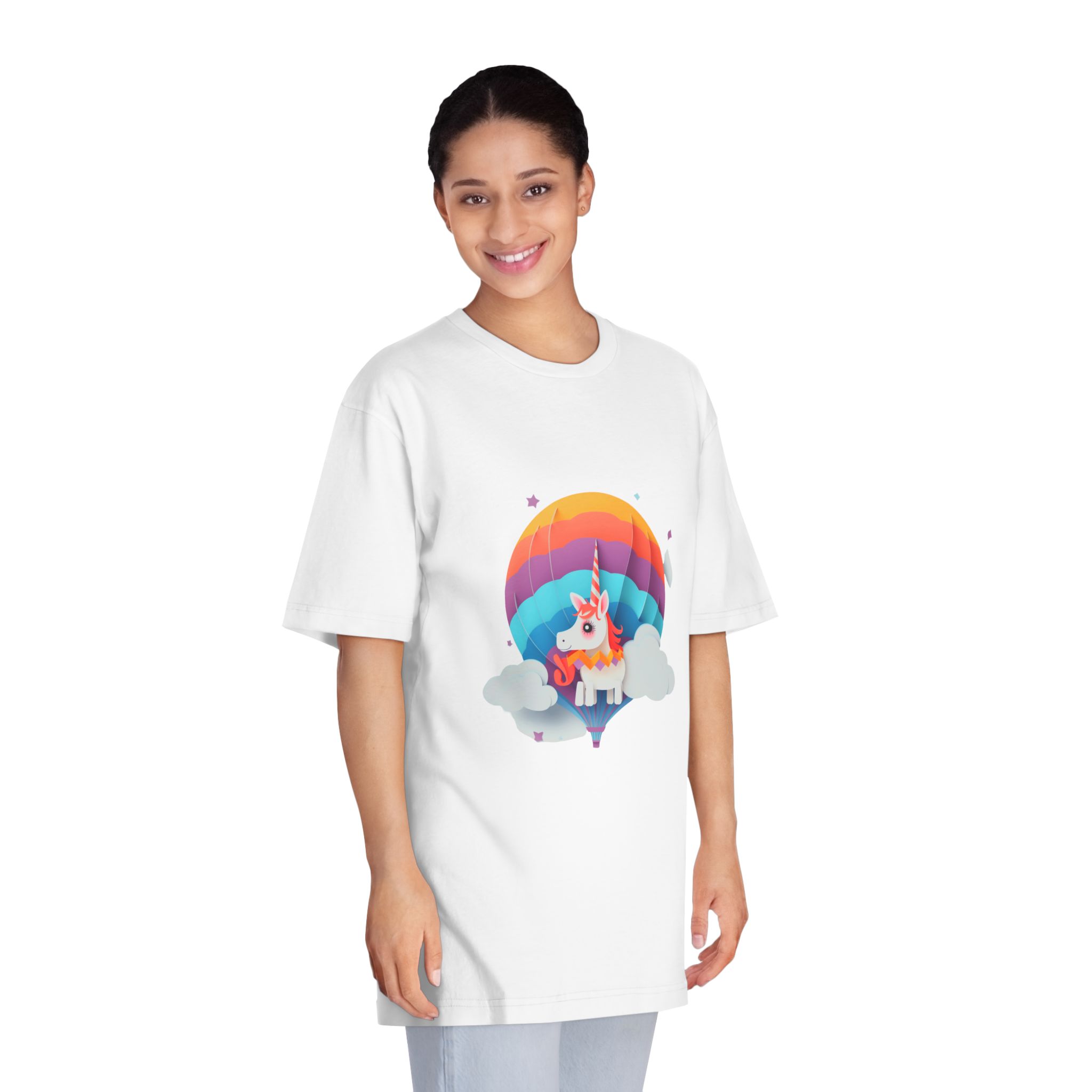 Unicorns 355 Unisex Classic Crewneck T Shirt - Image 3