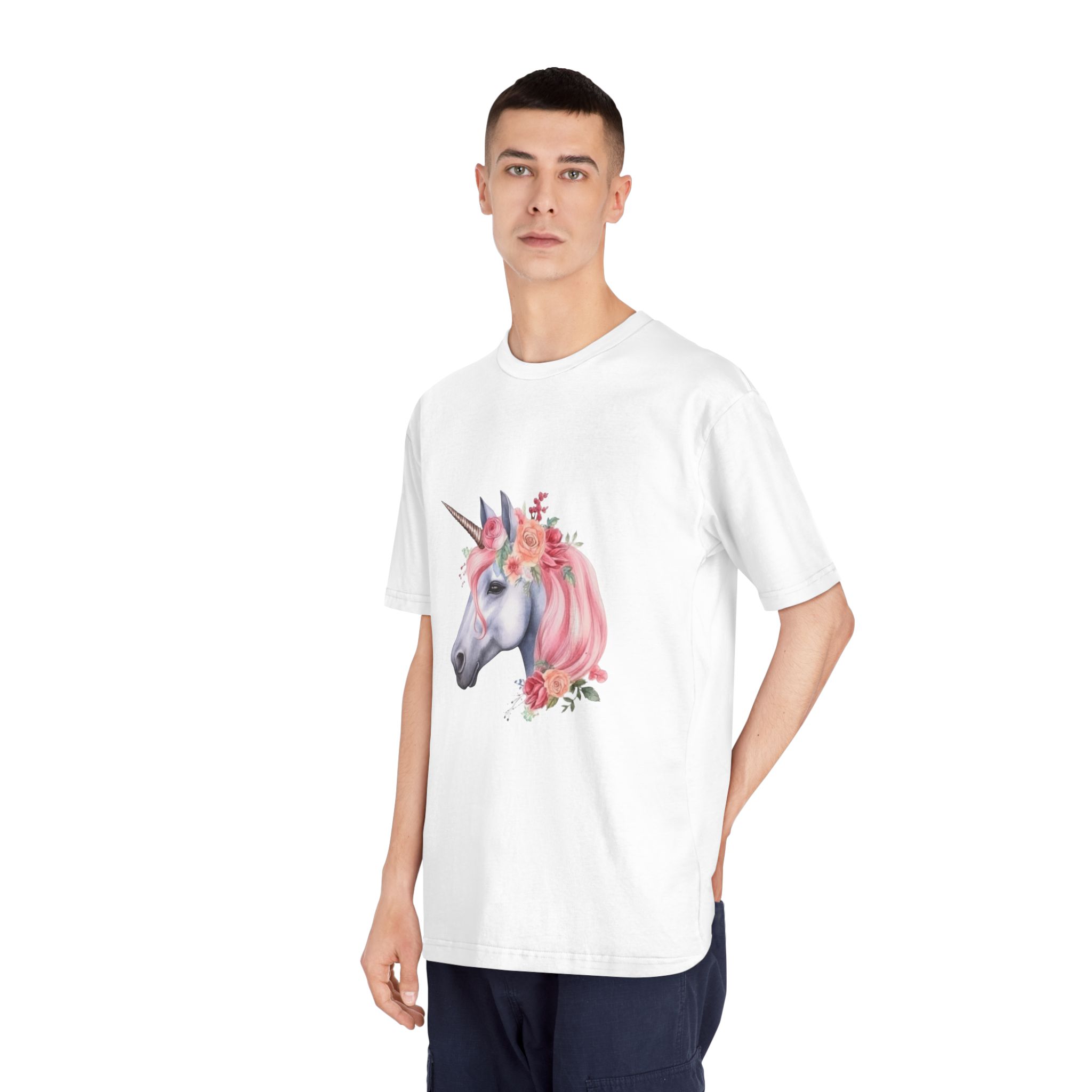 Unicorns 244 Unisex Classic Crewneck T Shirt - Image 4