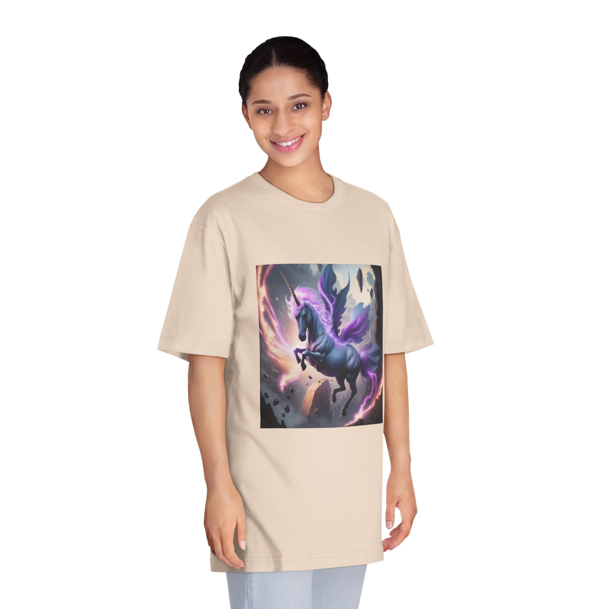 Unicorn Painting Unisex Classic Crewneck T Shirt - Image 11