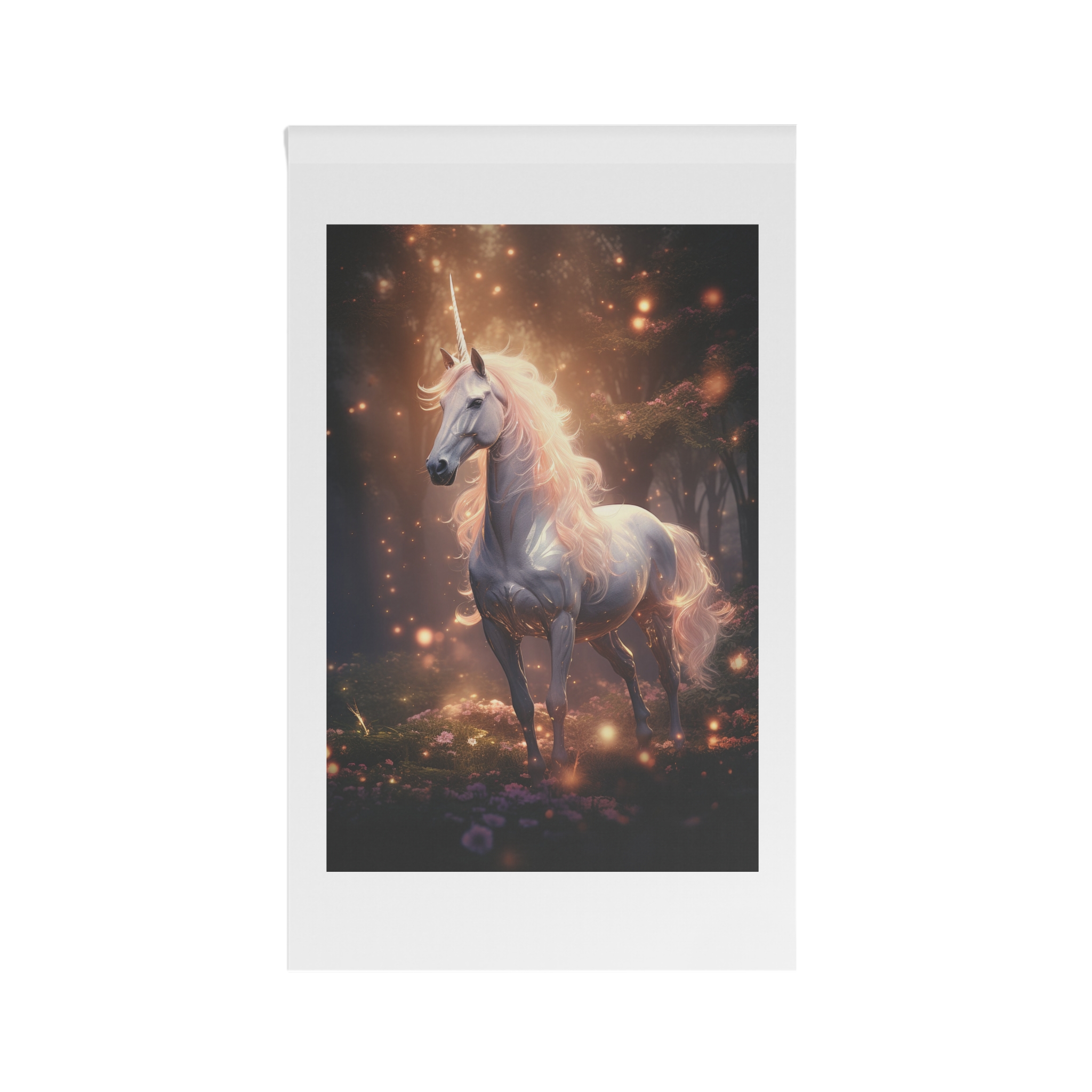 Unicorn With Light Shining Its Mane House Banner