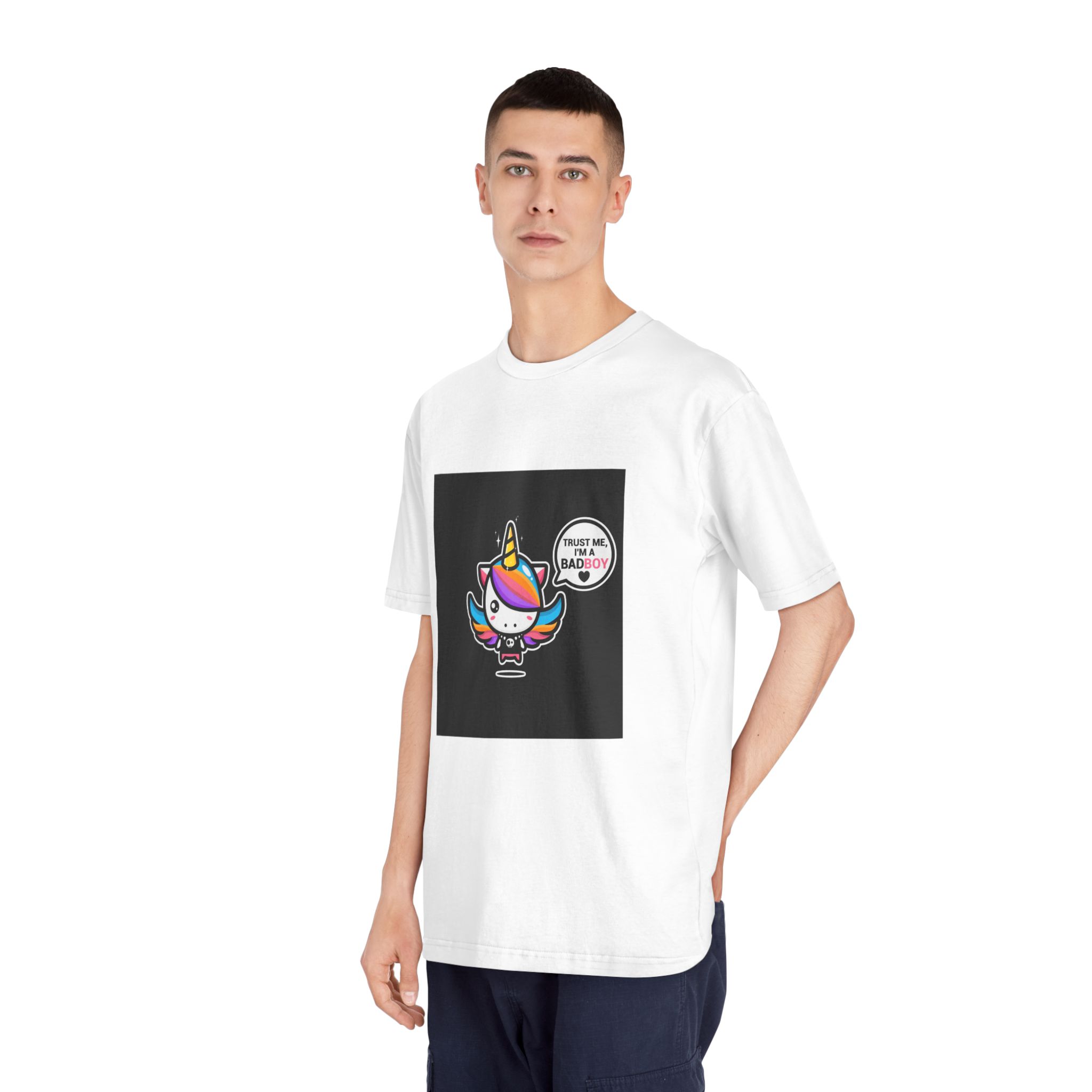 Cool Bad Boy Unisex Classic Crewneck T Shirt - Image 4
