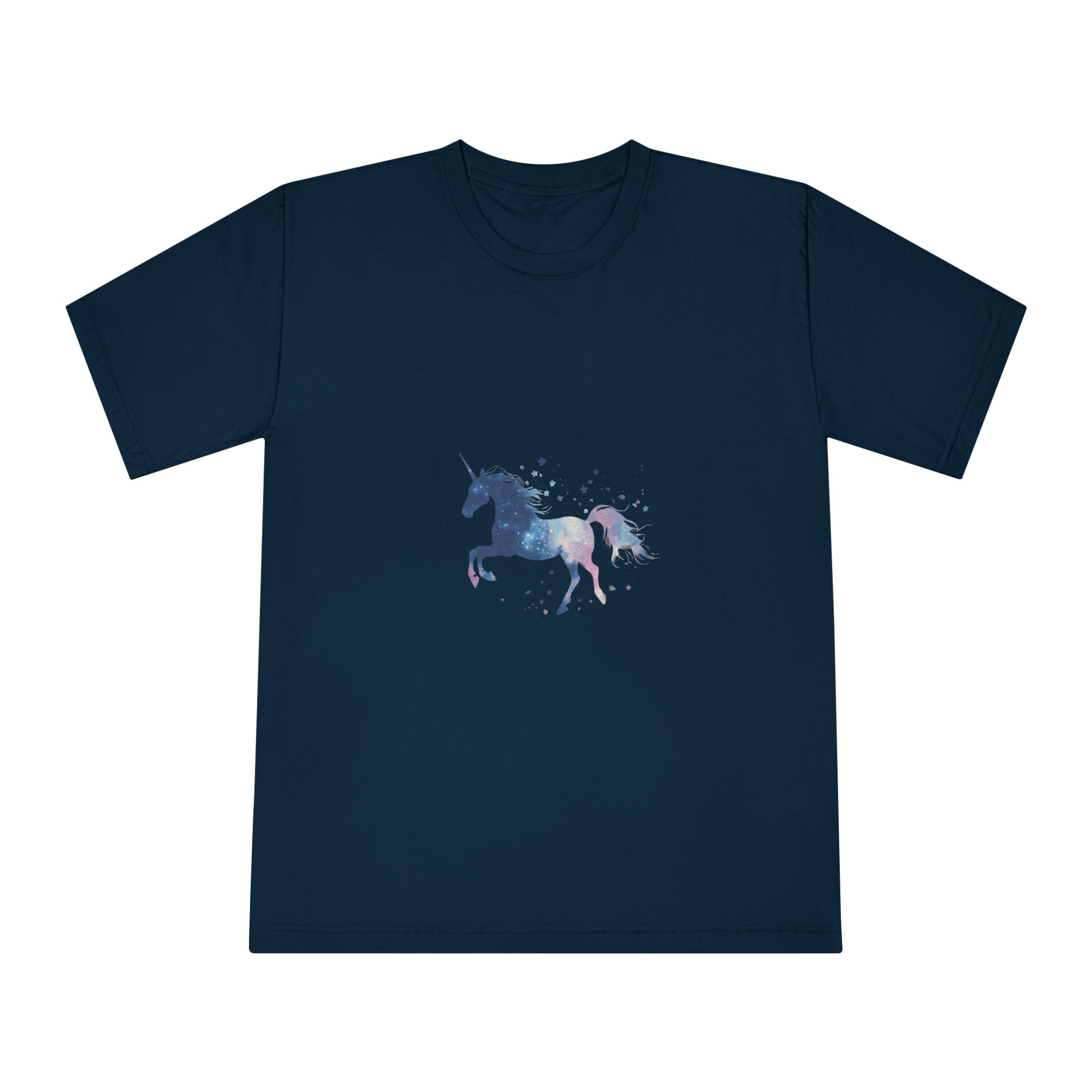 Celestial Unicorn Watercolor Painting Unisex Classic Crewneck T Shirt - Image 17