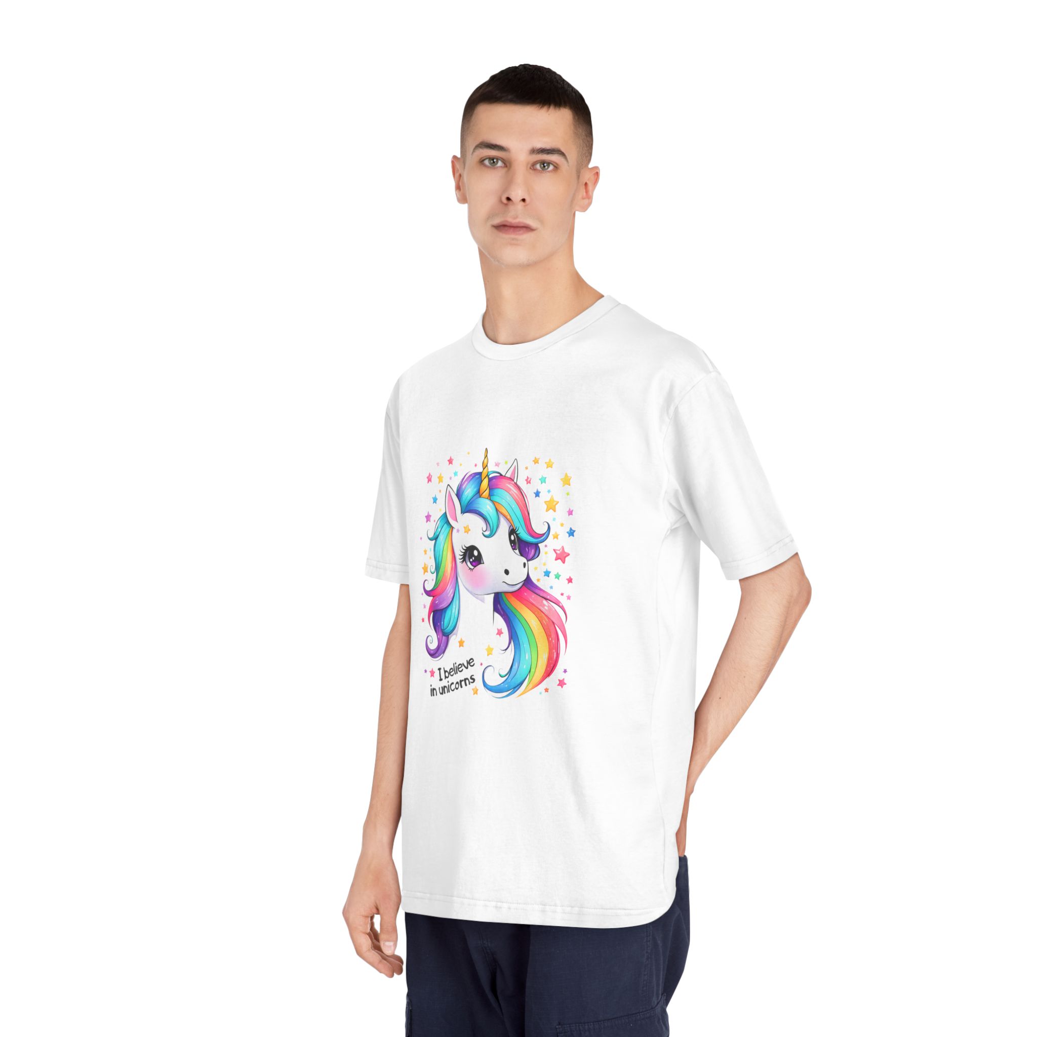 I Belive In Unicorns Unisex Classic Crewneck T Shirt - Image 4