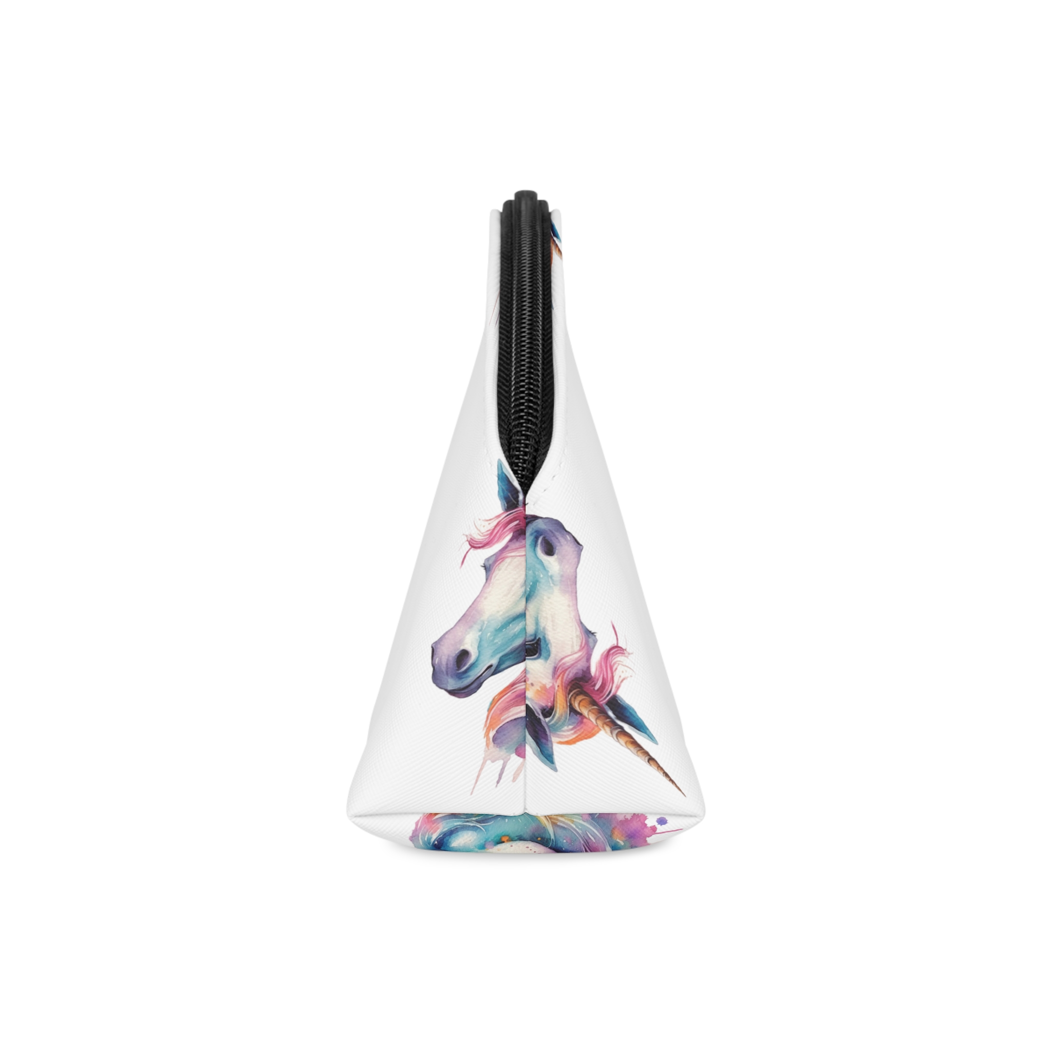 Close Up Unicorns Head With Colorful Mane Generative Ai Makeup Bag - Image 4