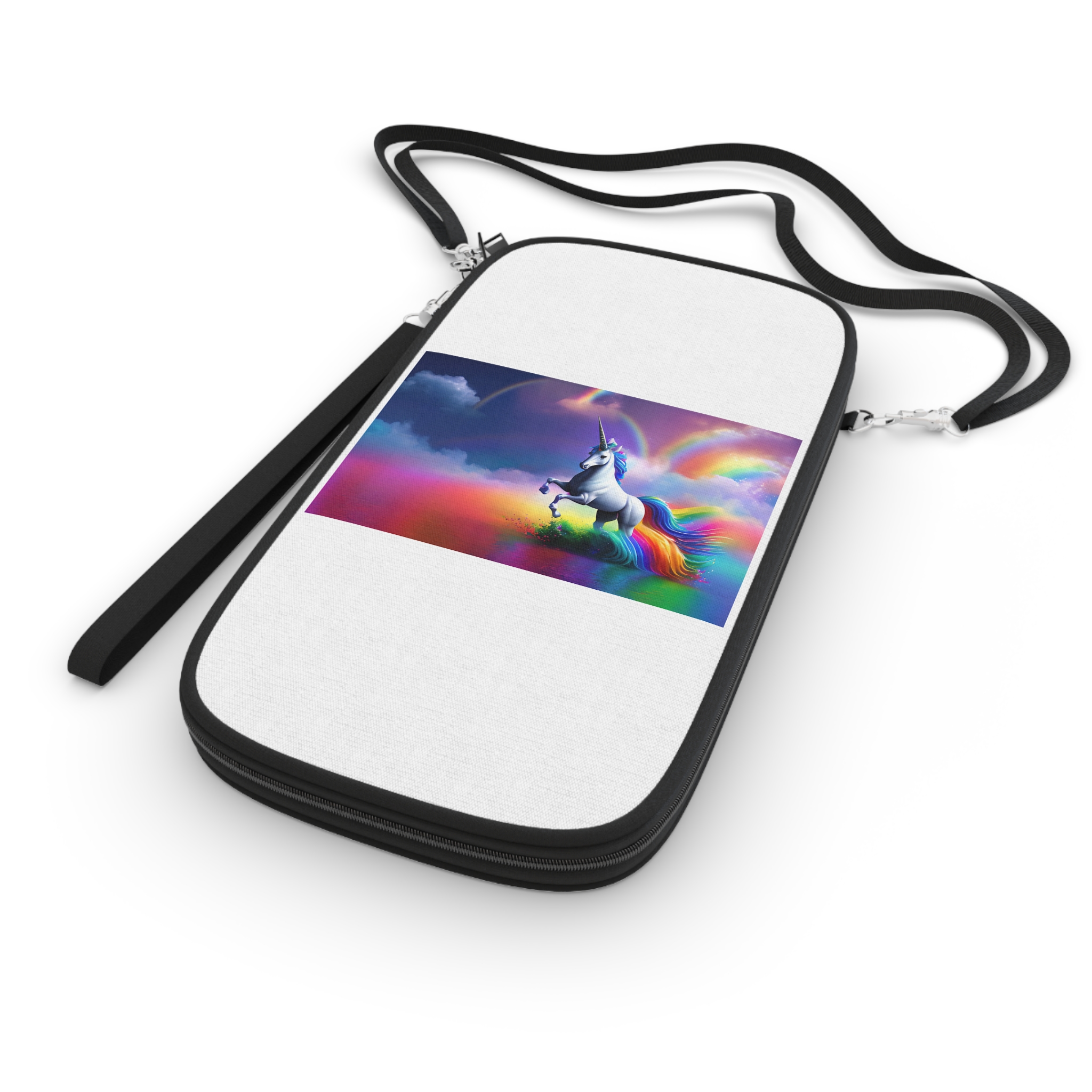 Beautiful Butterfly Unicorn Watercolors Passport Wallet - Image 3