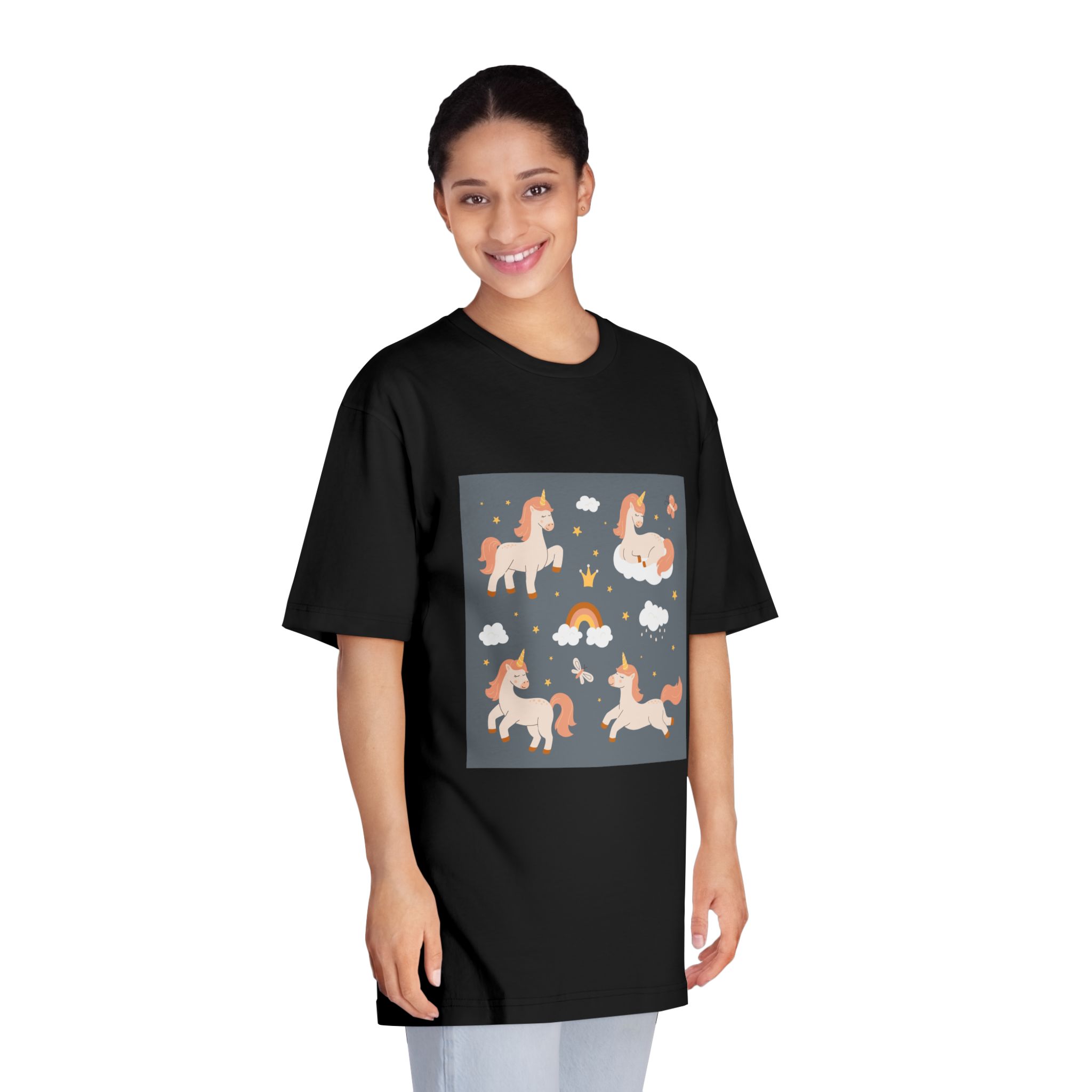 Unicorn V799 Unisex Classic Crewneck T Shirt - Image 7