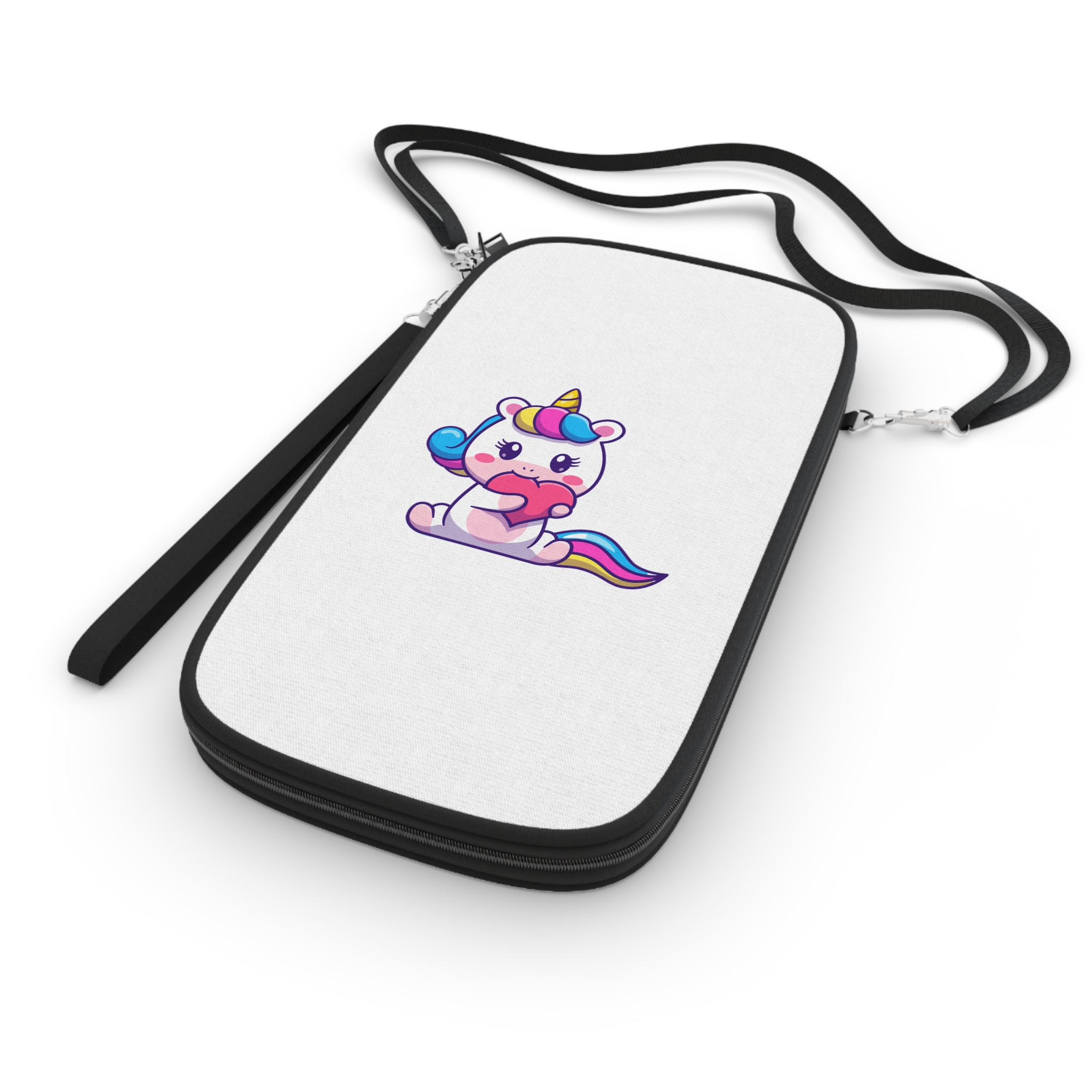 Cute Unicorn Heart Passport Wallet - Image 3