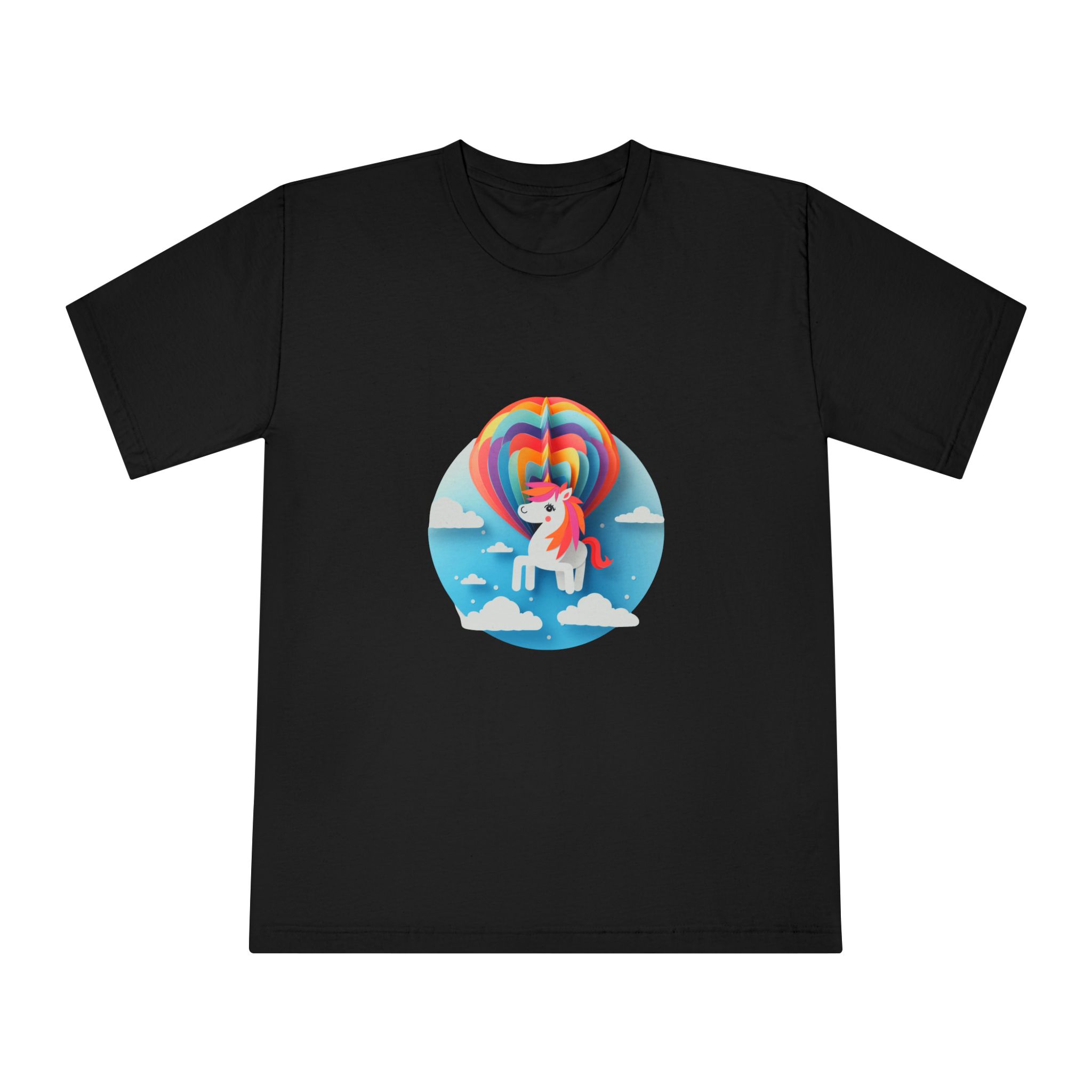 Unicorns 346 Unisex Classic Crewneck T Shirt - Image 5
