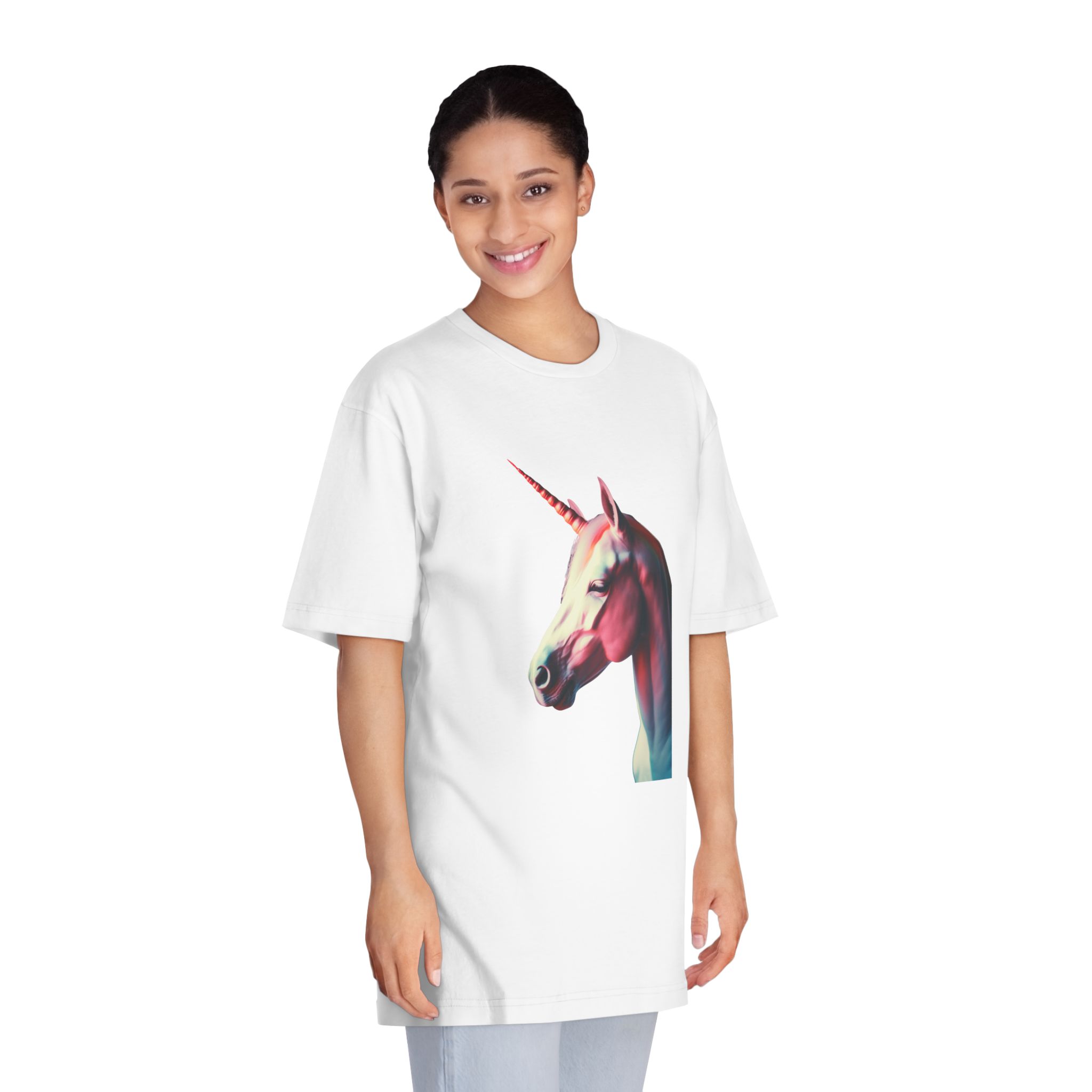 Unicorns 172 Unisex Classic Crewneck T Shirt - Image 3