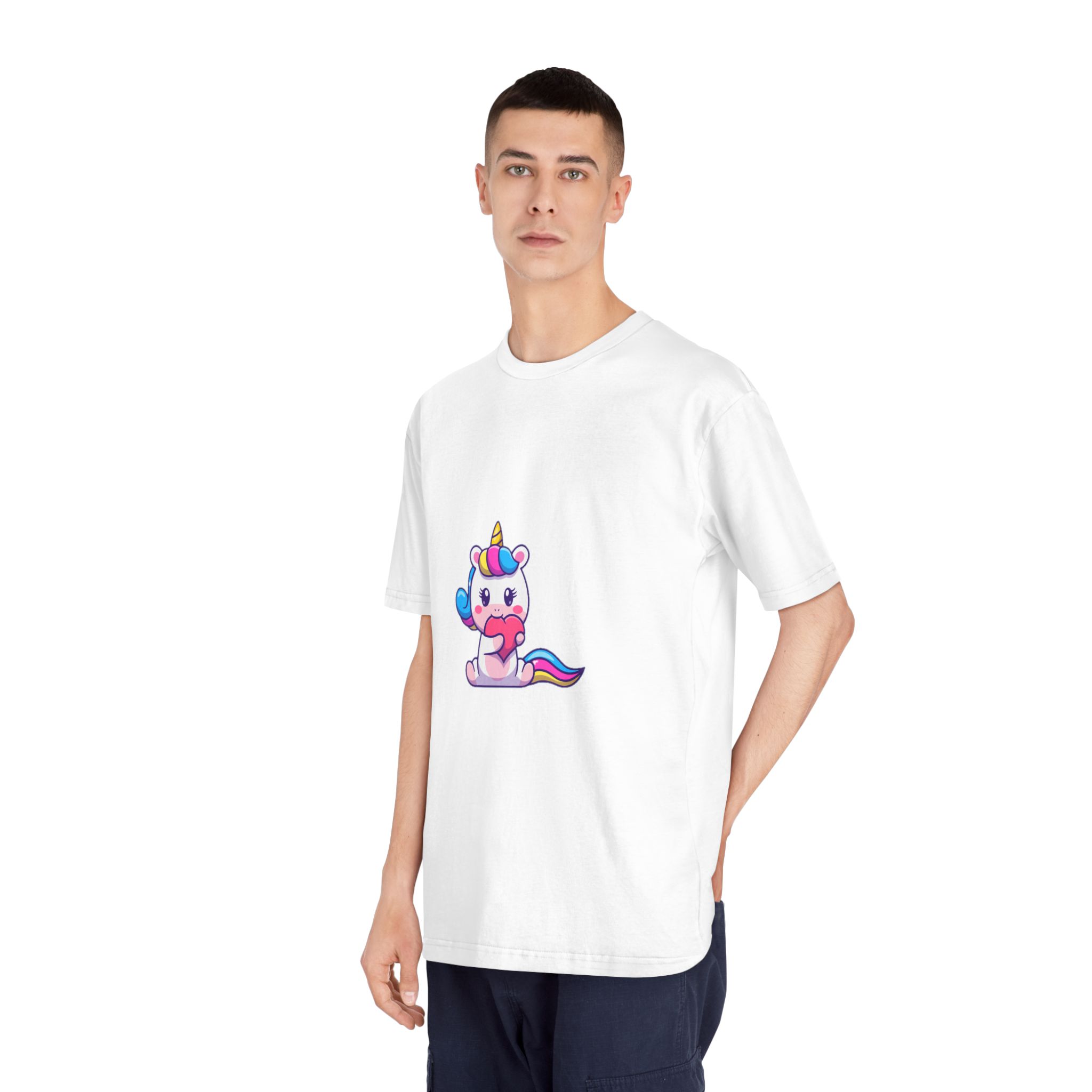 Unicorn V729 Unisex Classic Crewneck T Shirt - Image 4