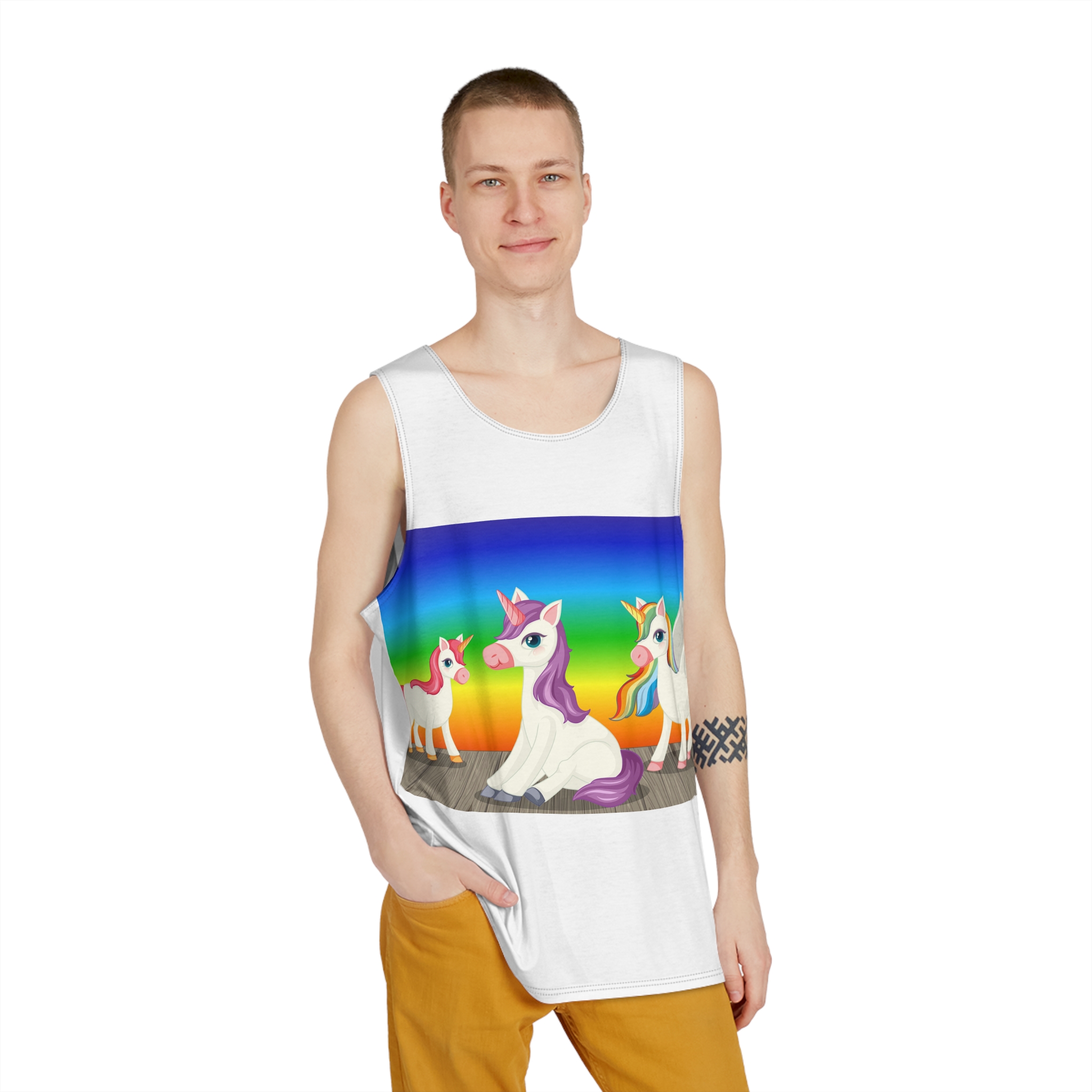 Unicorn V711 Mens Tank Aop - Image 3