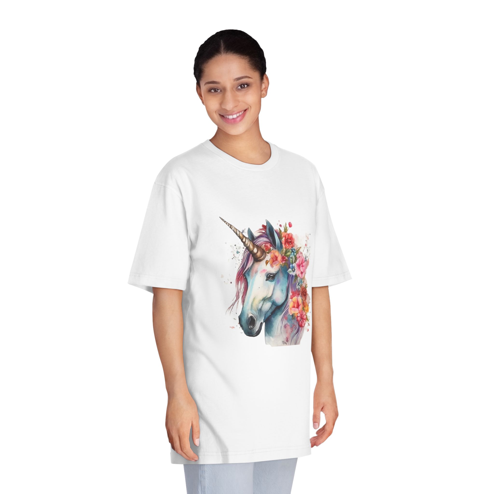 Unicorns 189 Unisex Classic Crewneck T Shirt - Image 3